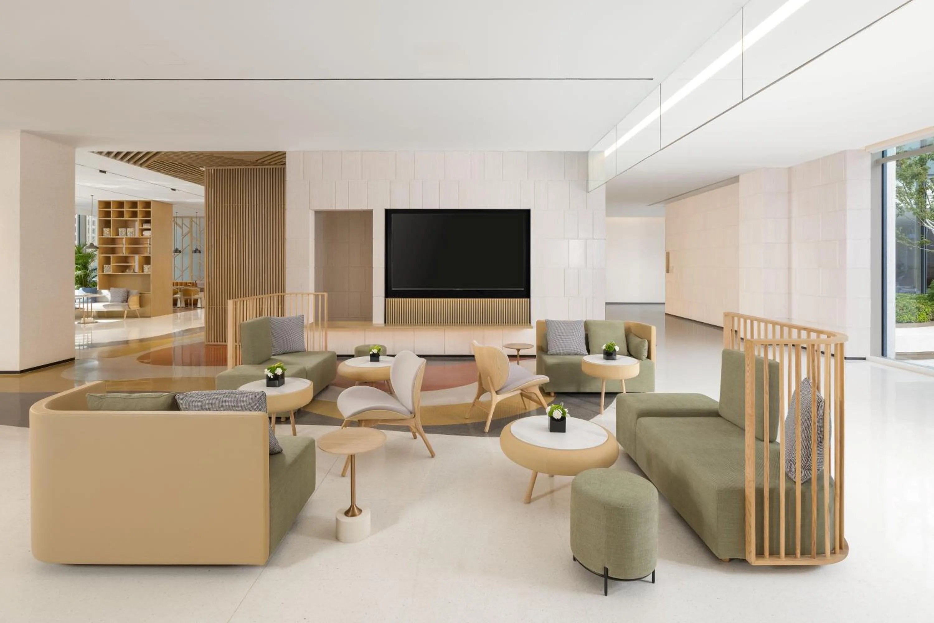 Seating area in Element Qingdao