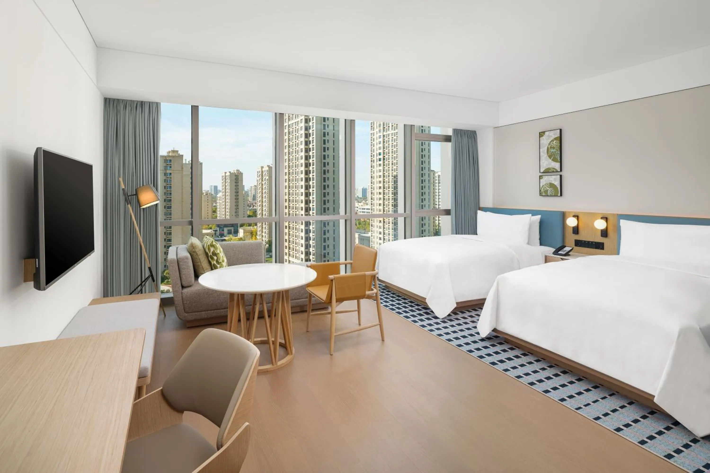 Photo of the whole room, Bed in Element Qingdao