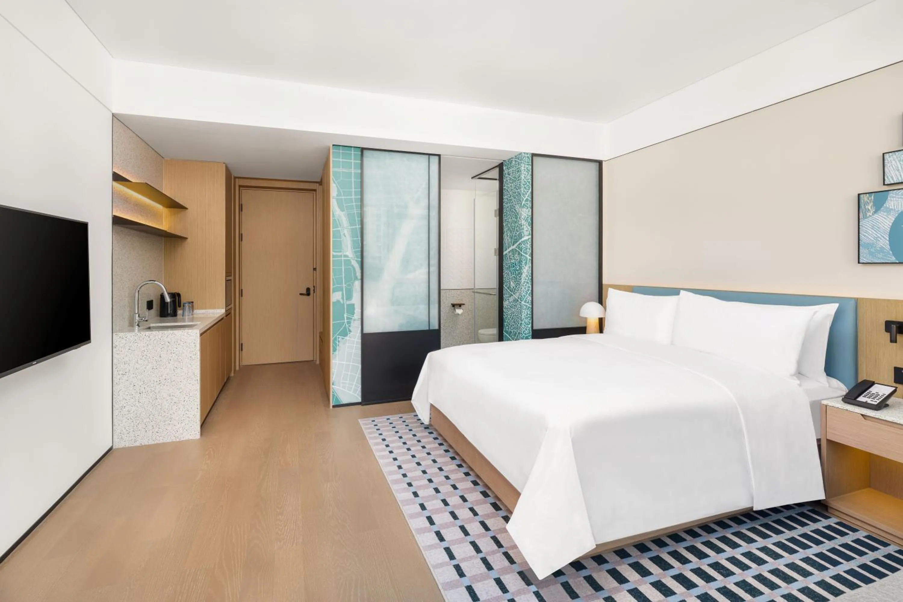 Photo of the whole room, Bed in Element Qingdao