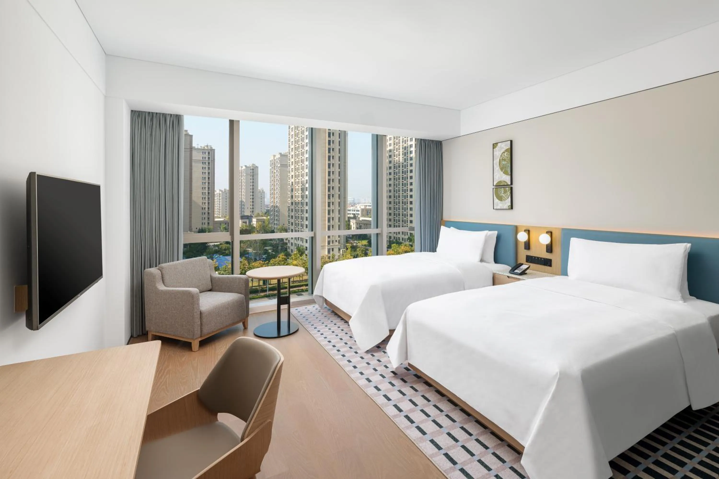 Photo of the whole room, Bed in Element Qingdao