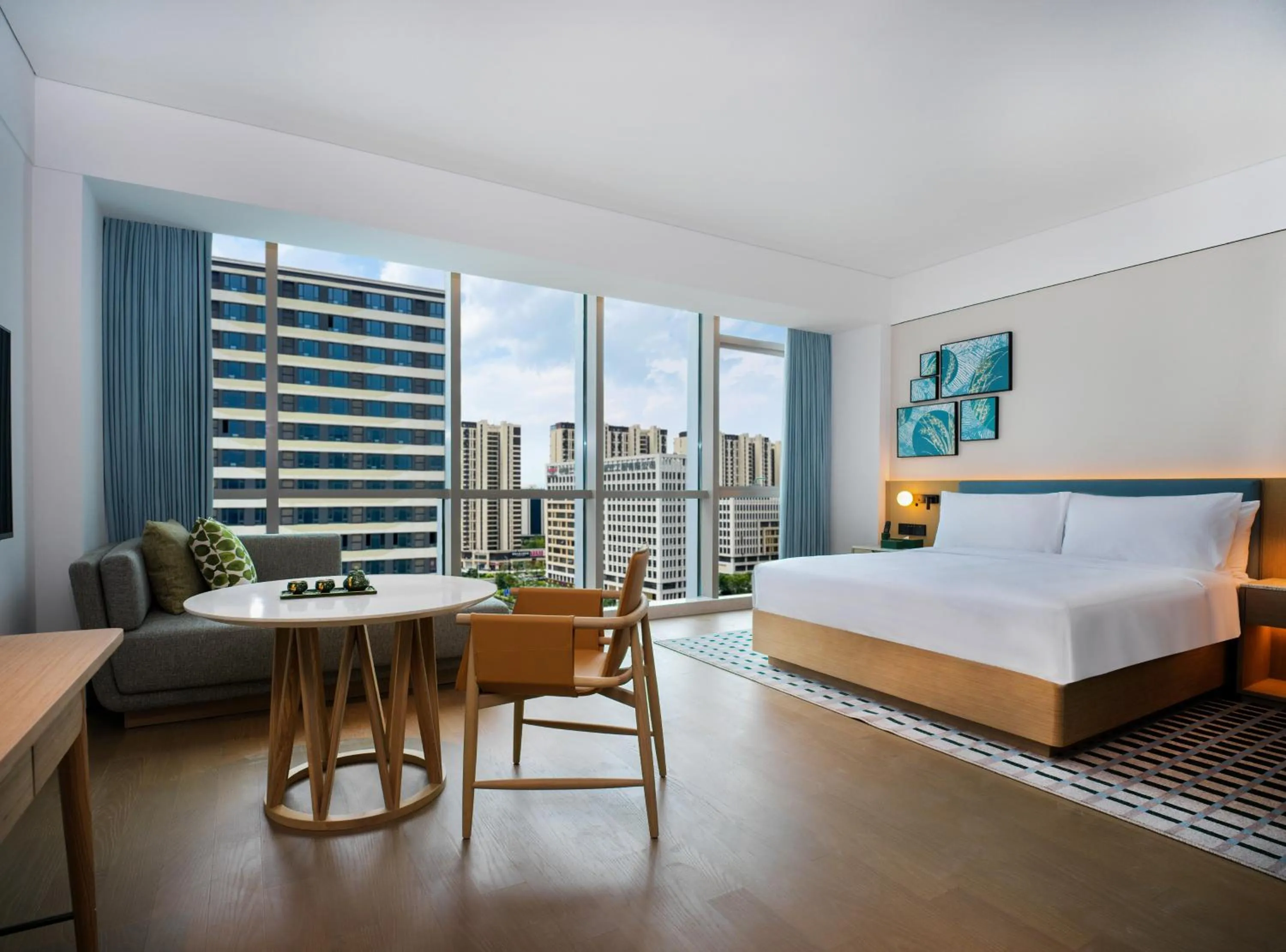 Bedroom, Bed in Element Qingdao