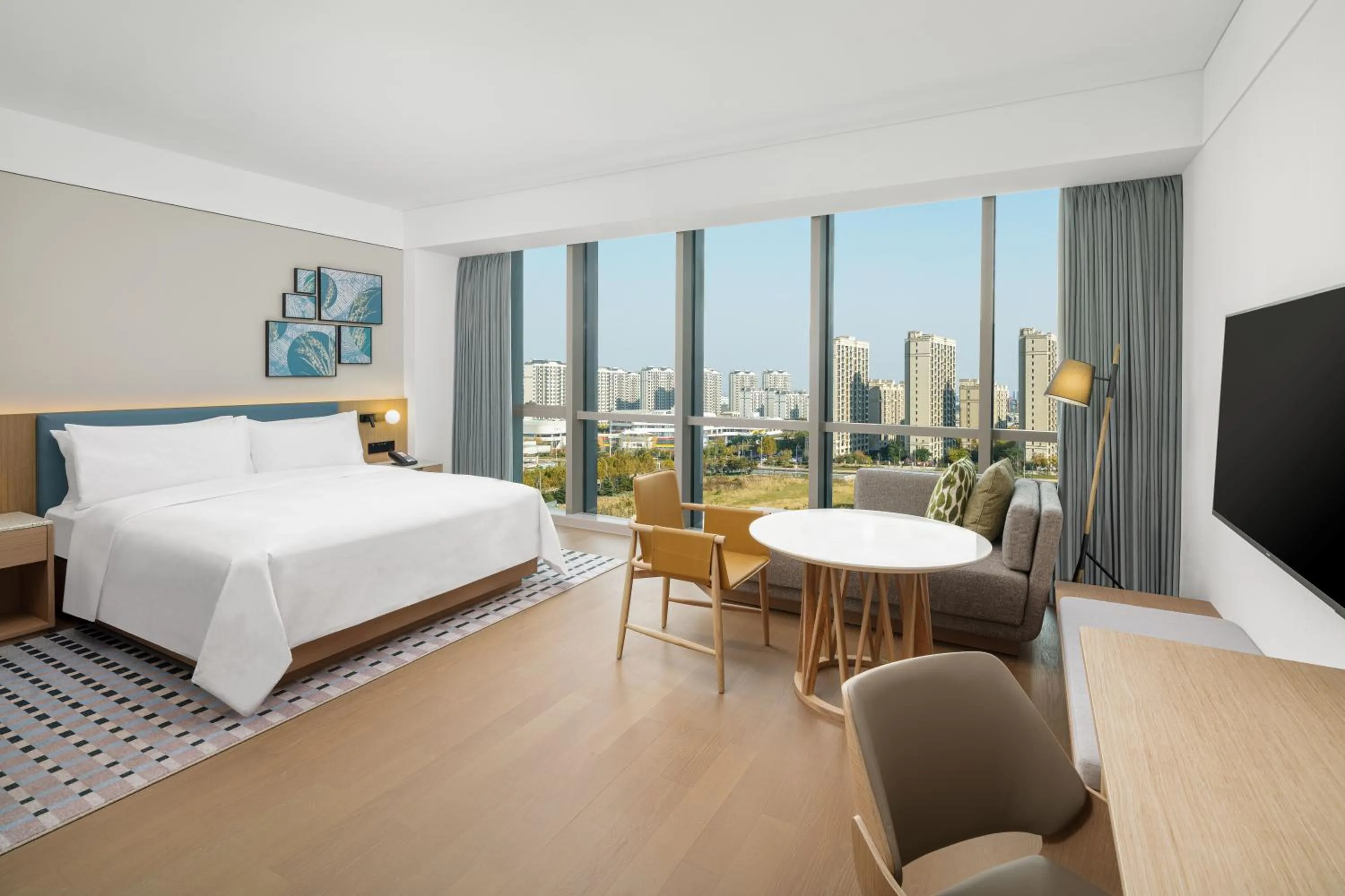 Photo of the whole room, Bed in Element Qingdao