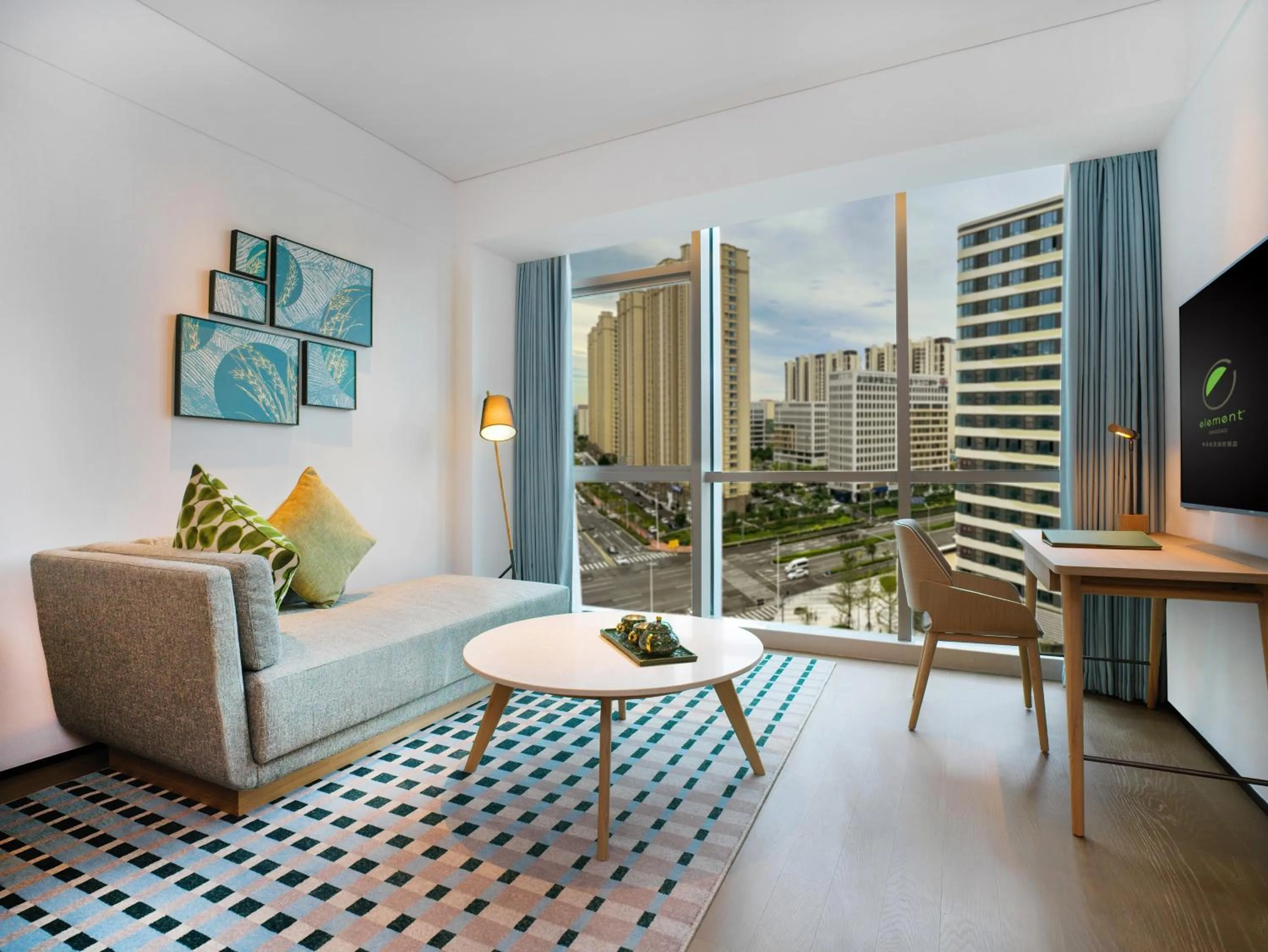 Seating area in Element Qingdao