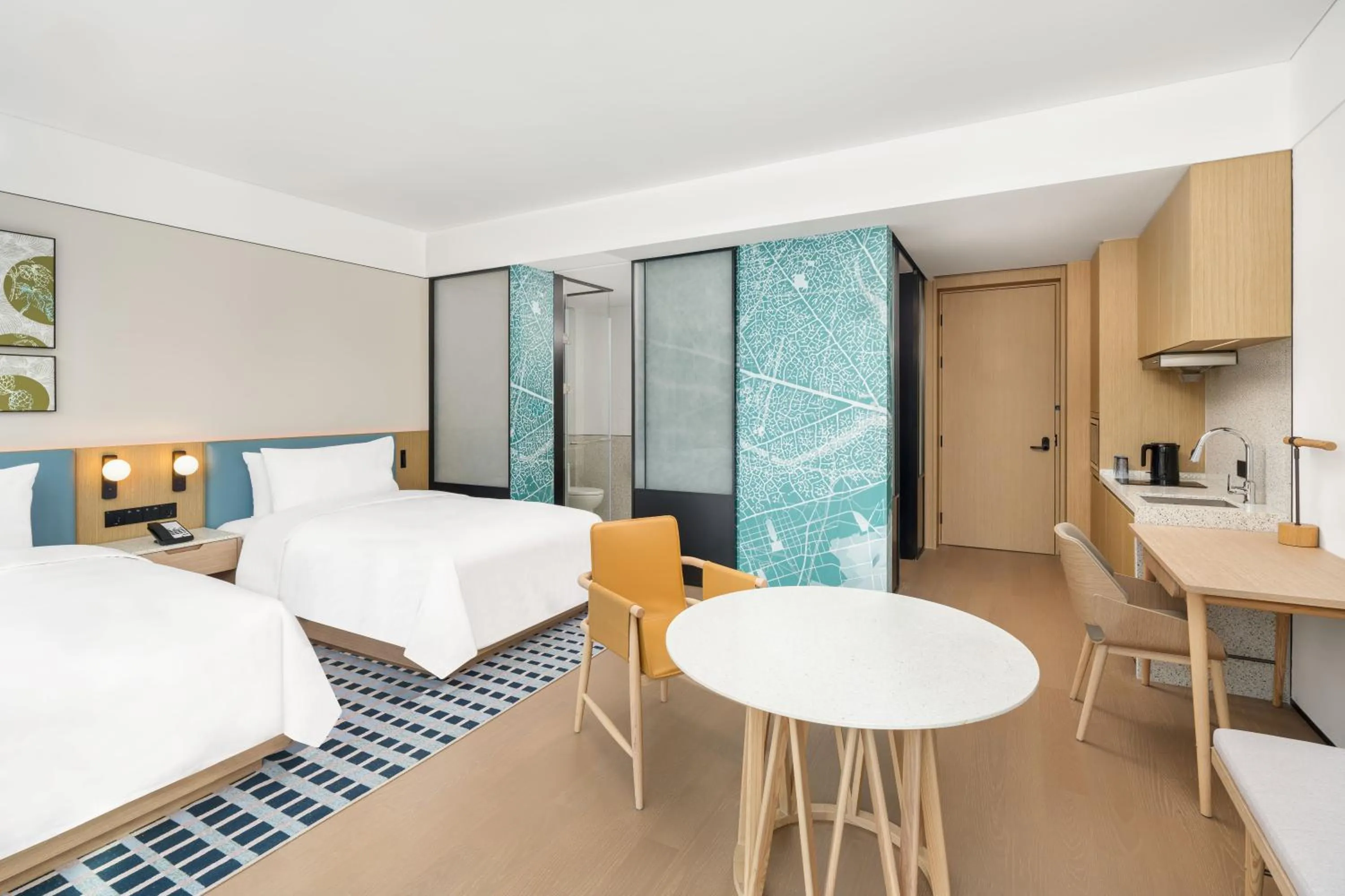 Photo of the whole room, Bed in Element Qingdao