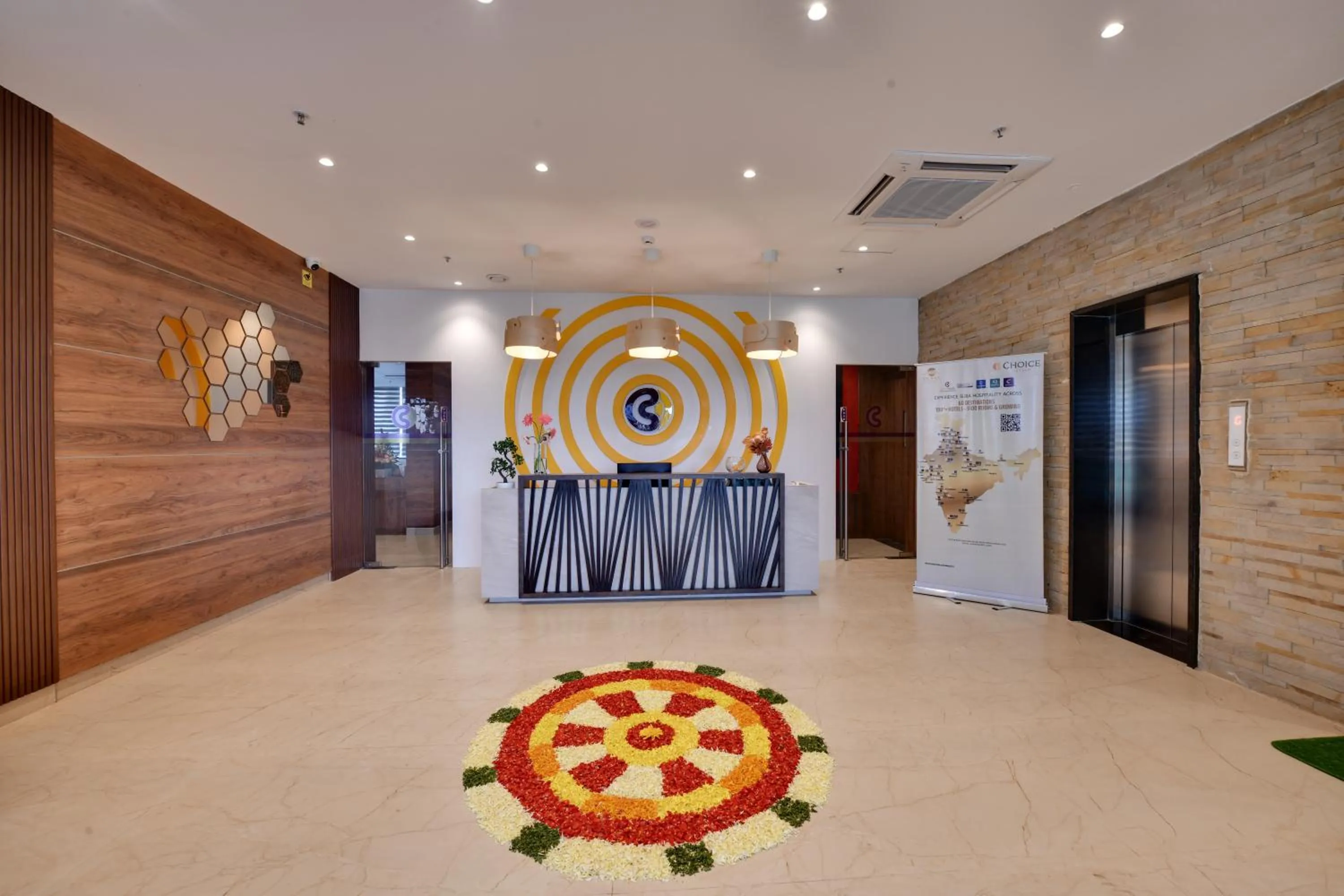 Lobby or reception in Click Hotel Vista-Kempegowda Airport