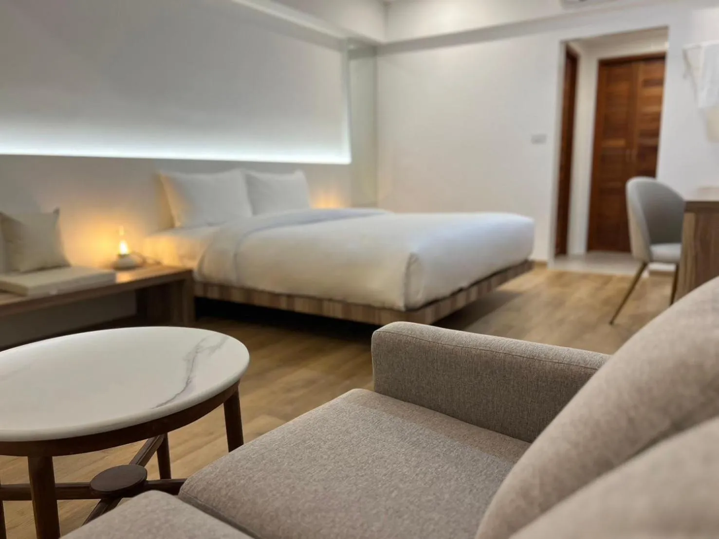 Bed in VELA Korat Hotel & Cafe'