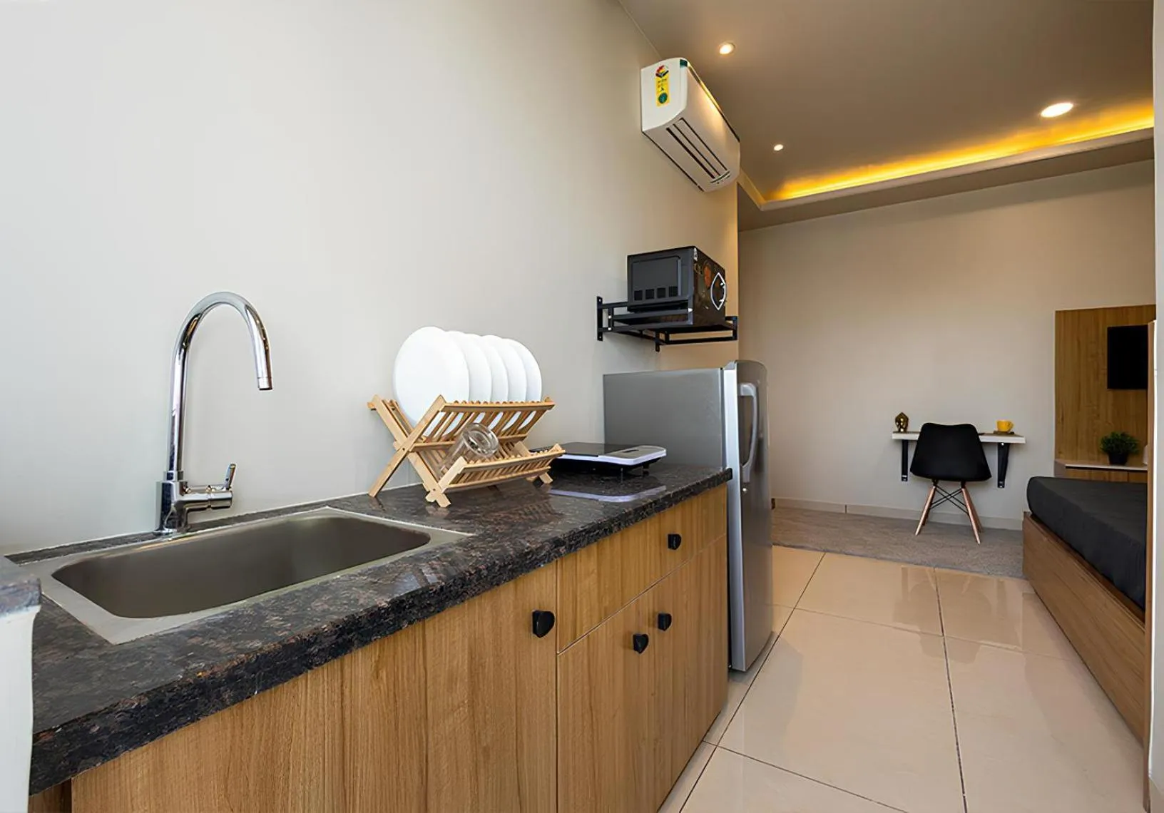 Kitchen or kitchenette in Wandr Hotel Medicity Gurugram, Near Medanta Hospital