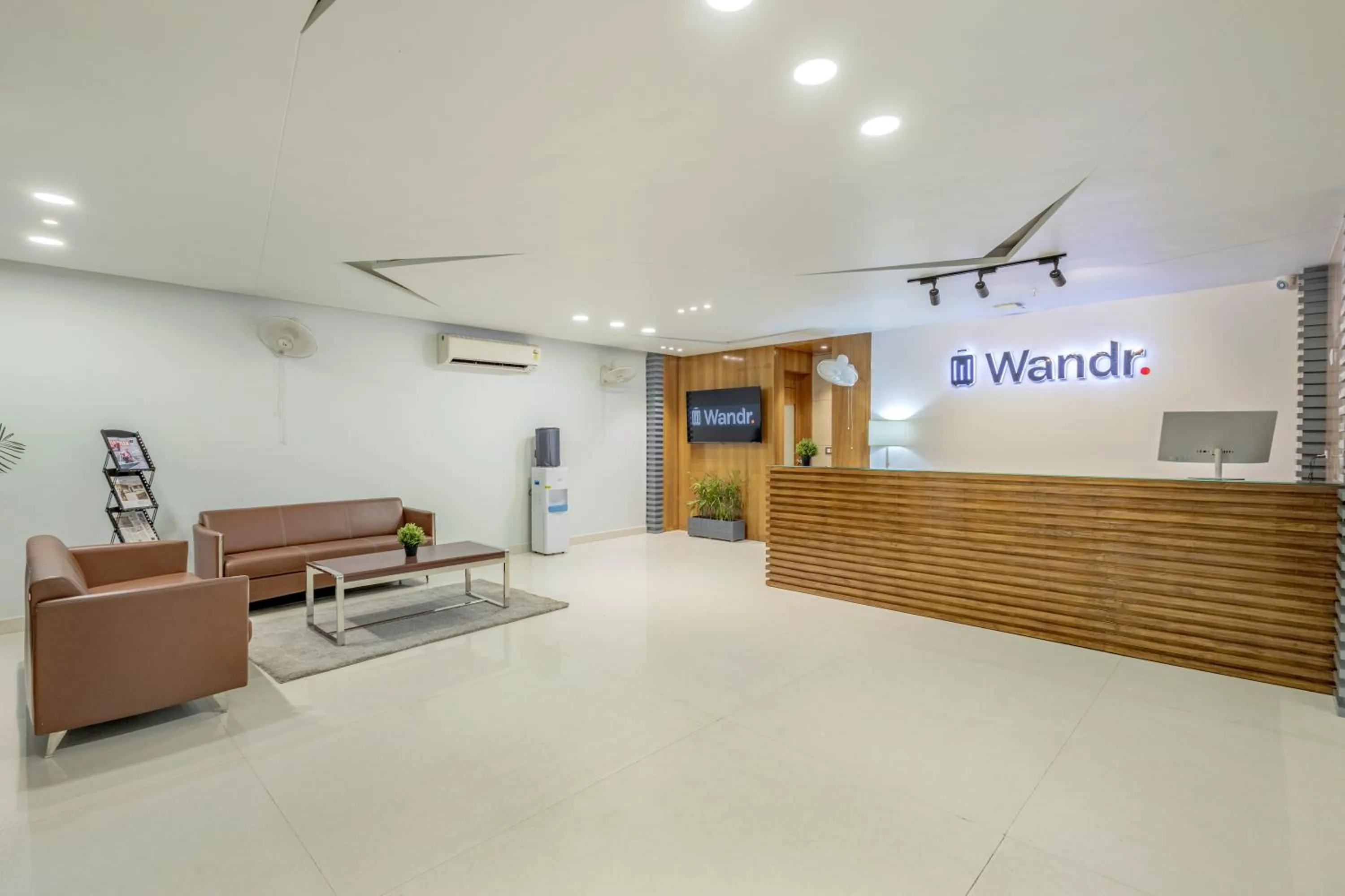 Living room in Wandr Hotel Medicity Gurugram, Near Medanta Hospital