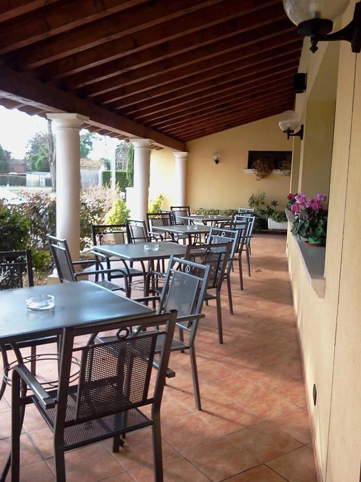 Patio in Albergo Al Portico