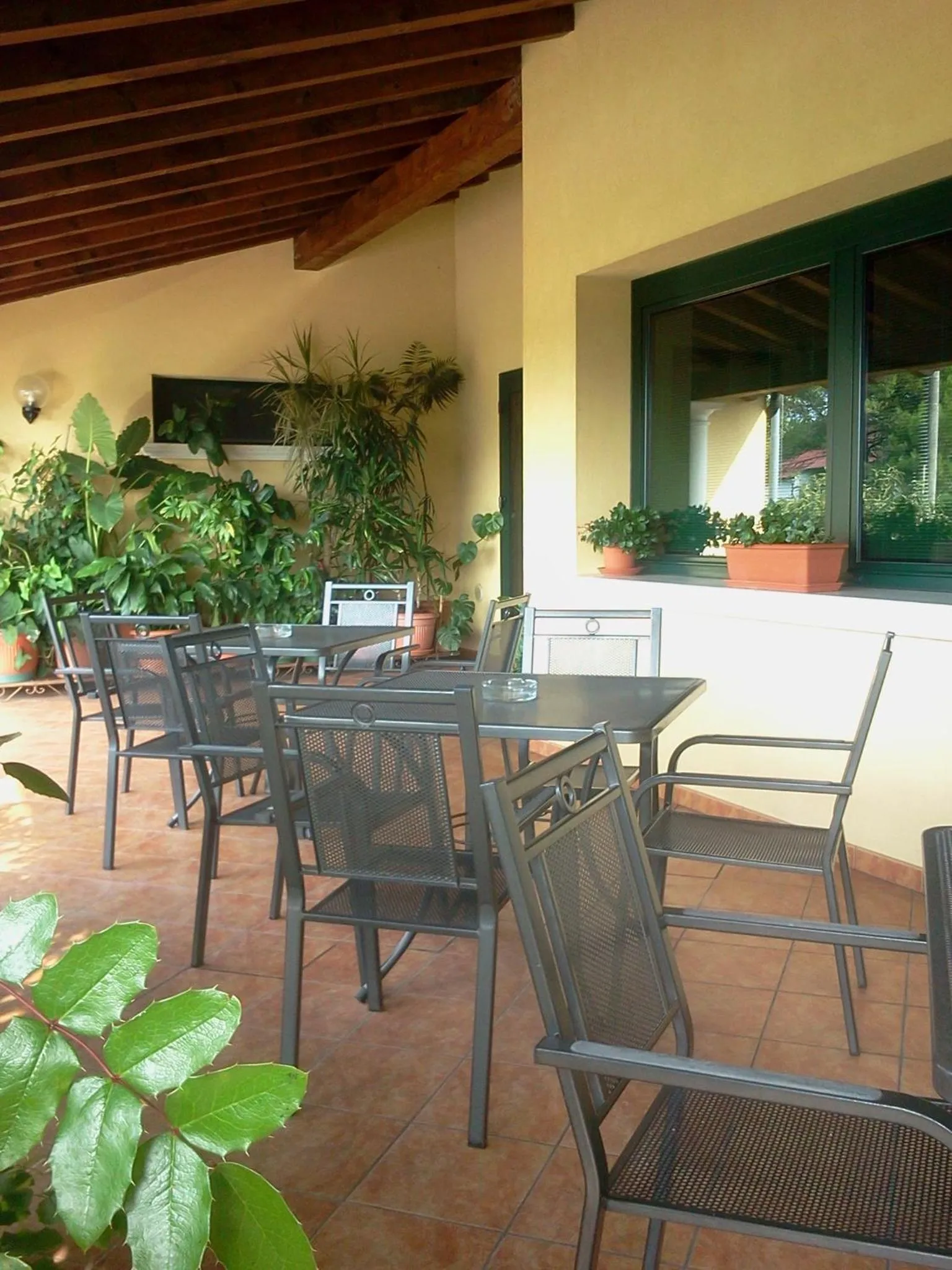 Patio in Albergo Al Portico