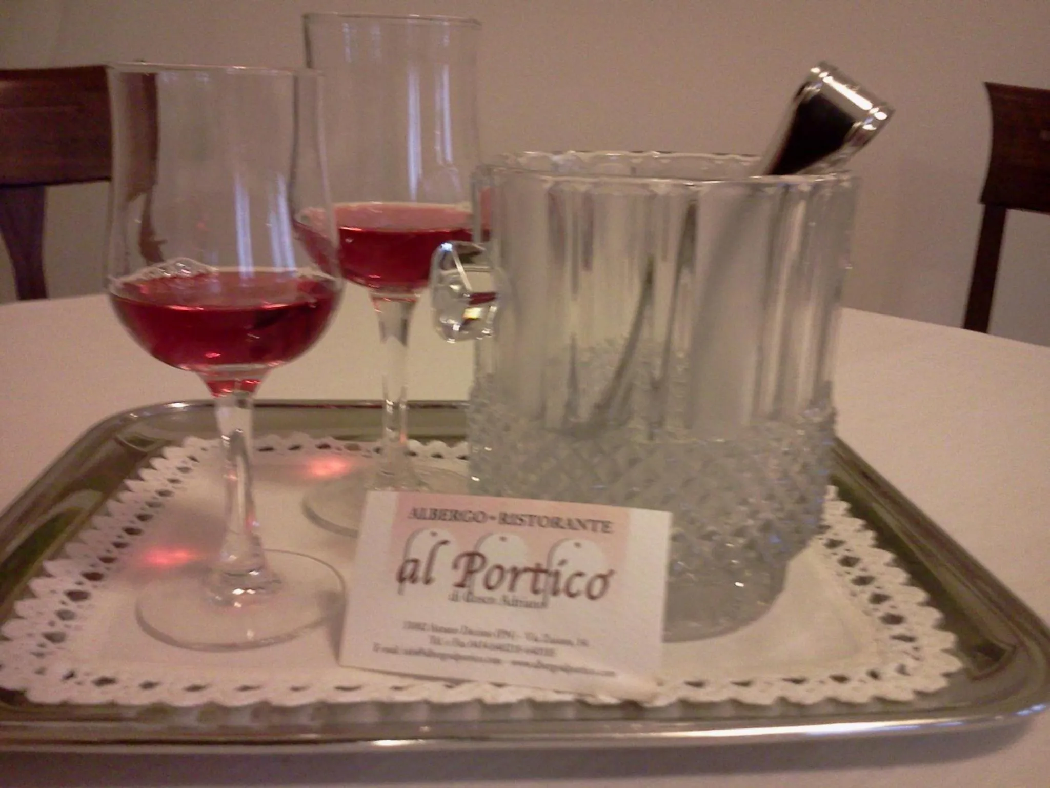 Drinks in Albergo Al Portico