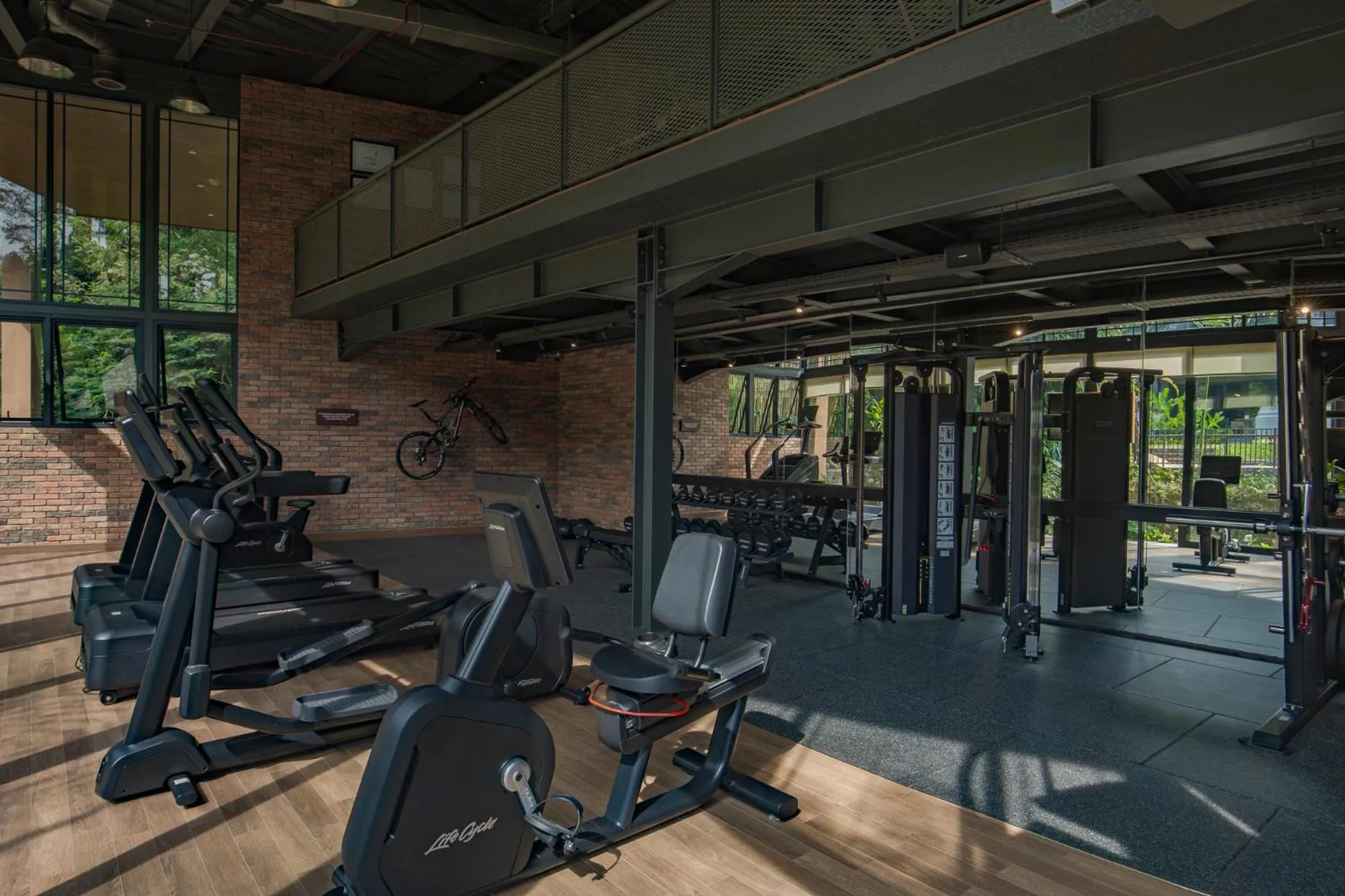 Fitness centre/facilities in Plataran Puncak Suites