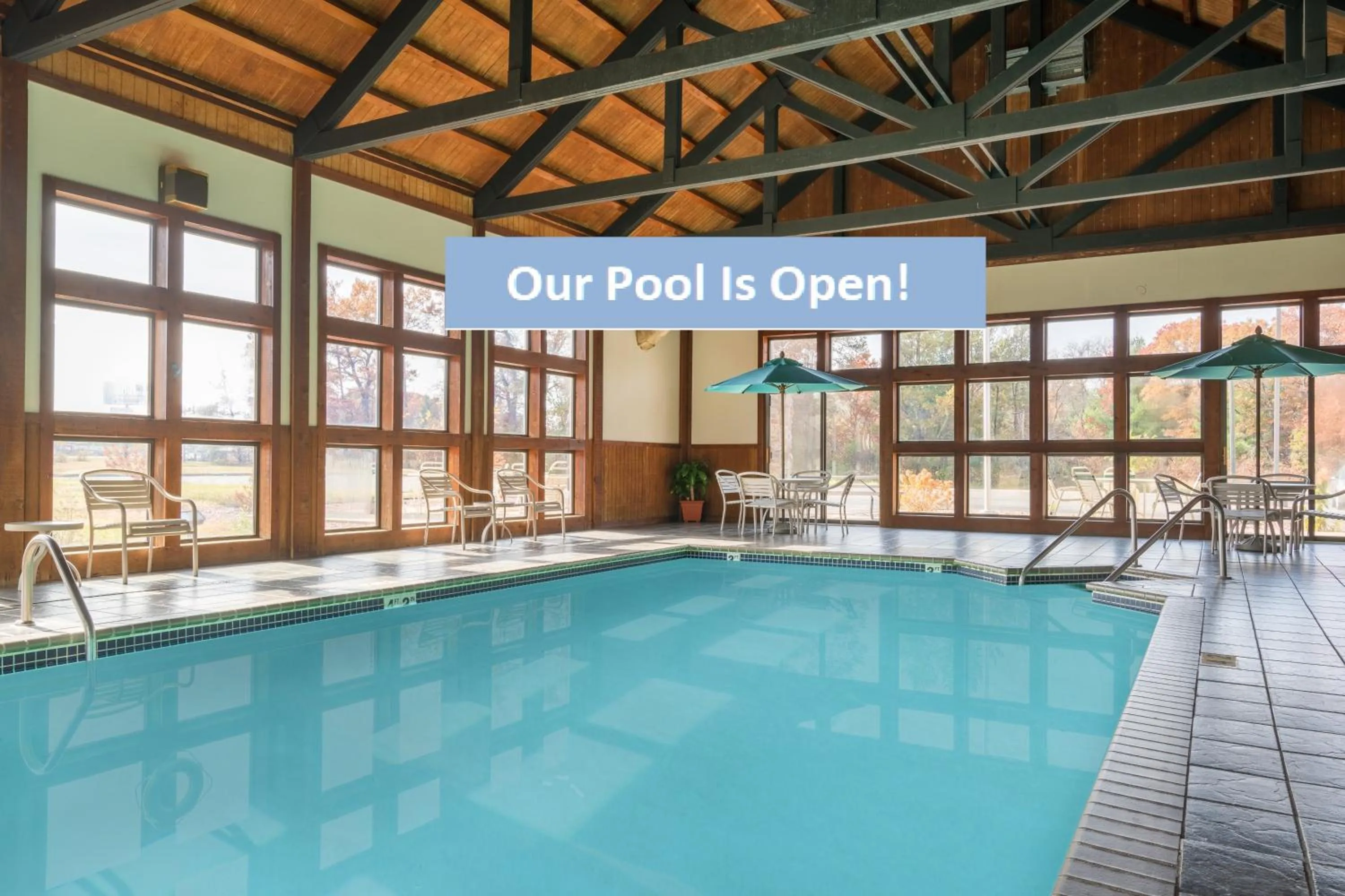 Swimming pool in AmericInn by Wyndham Black River Falls I-94 on ATV Trail