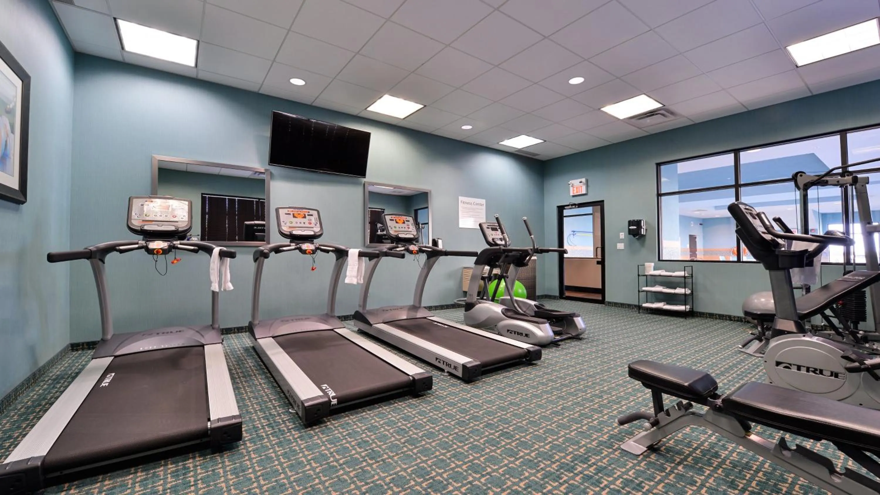 Fitness centre/facilities in Holiday Inn Hotel & Suites Edmonton Airport Conference Centre by IHG