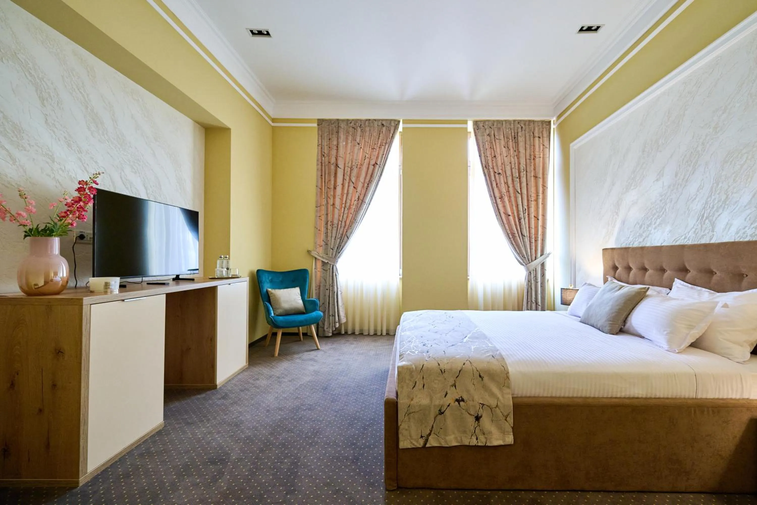 Bed in G Danube Boutique Hotel