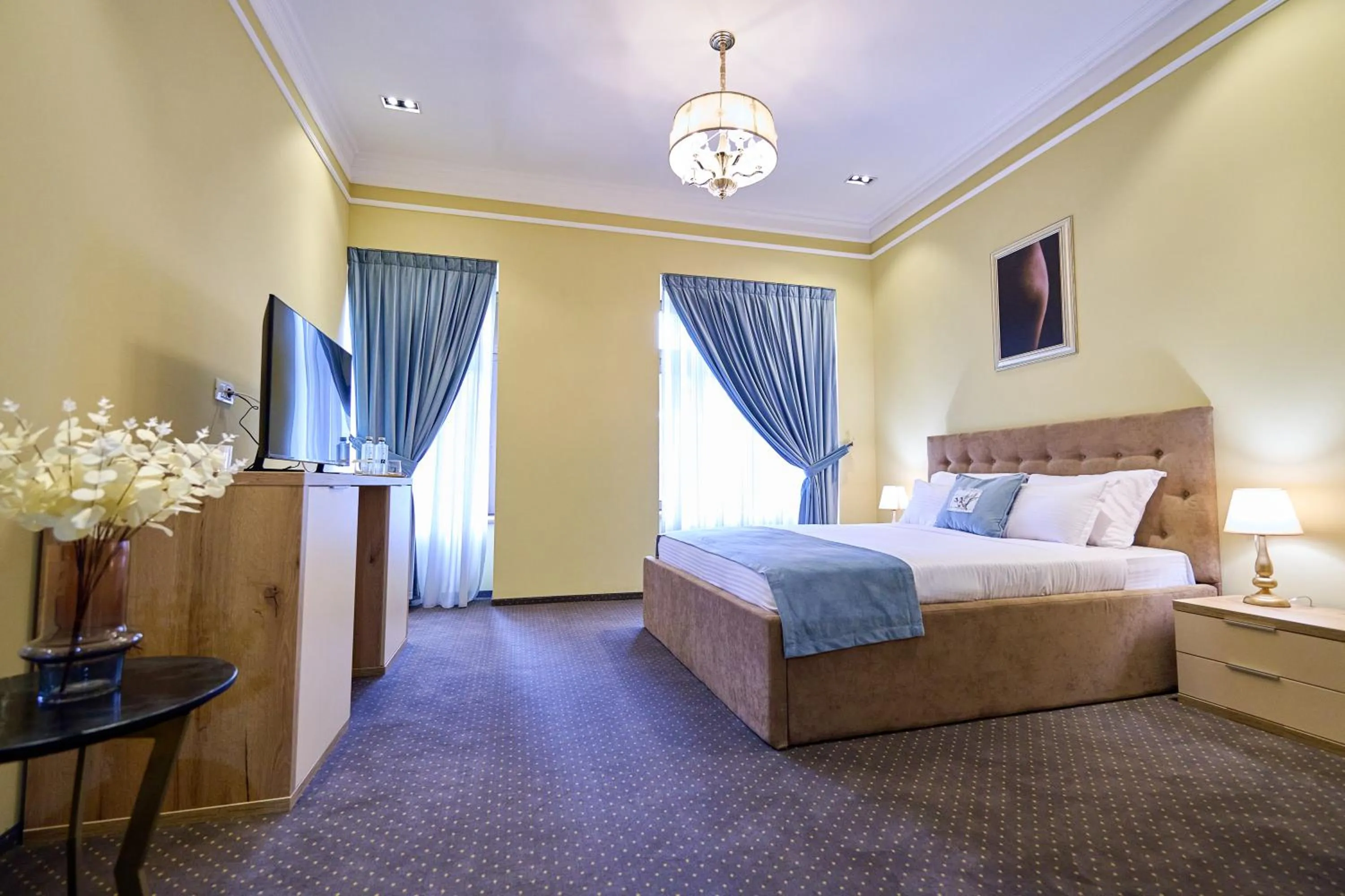 Photo of the whole room, Bed in G Danube Boutique Hotel