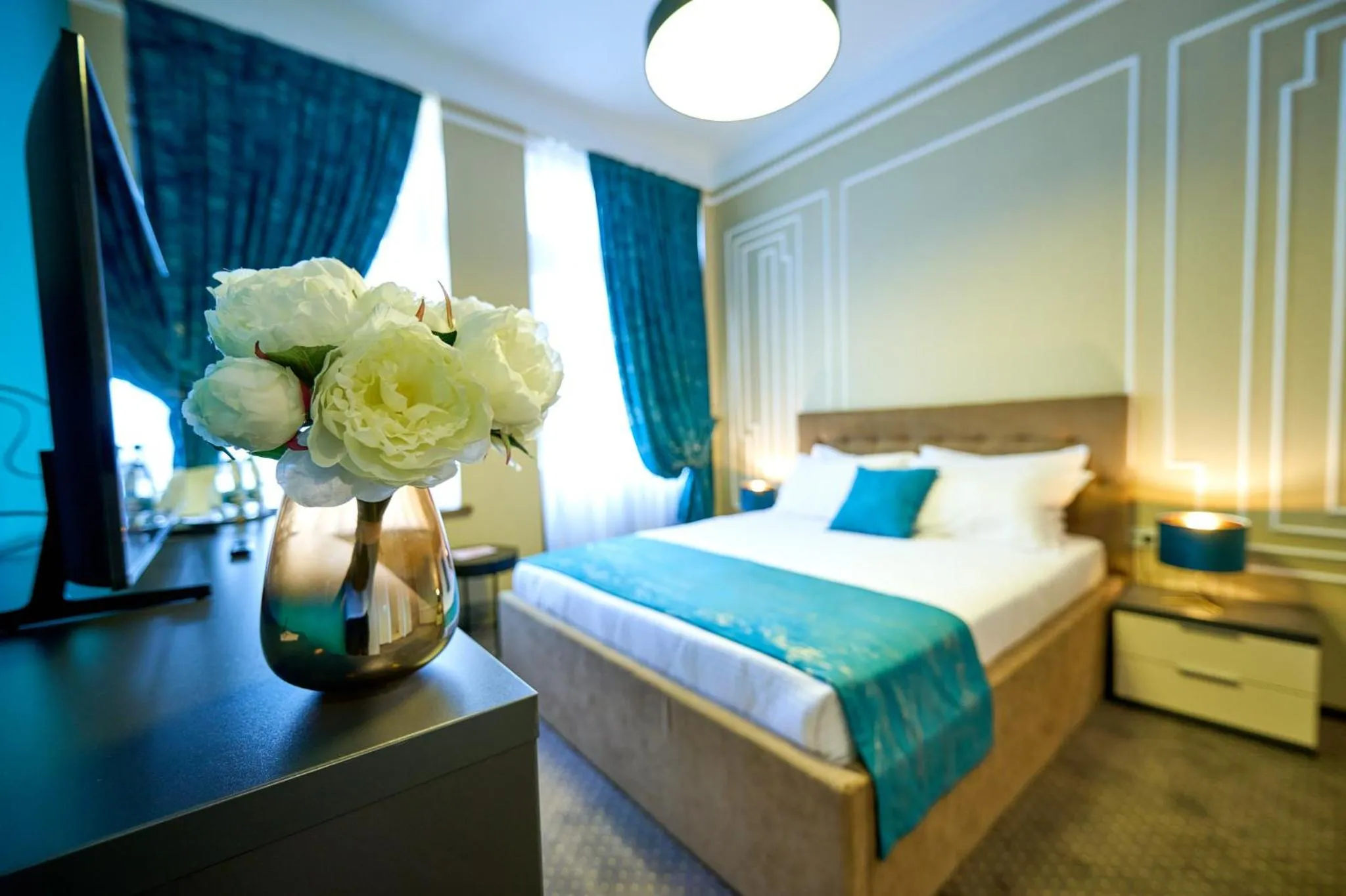 Bed in G Danube Boutique Hotel