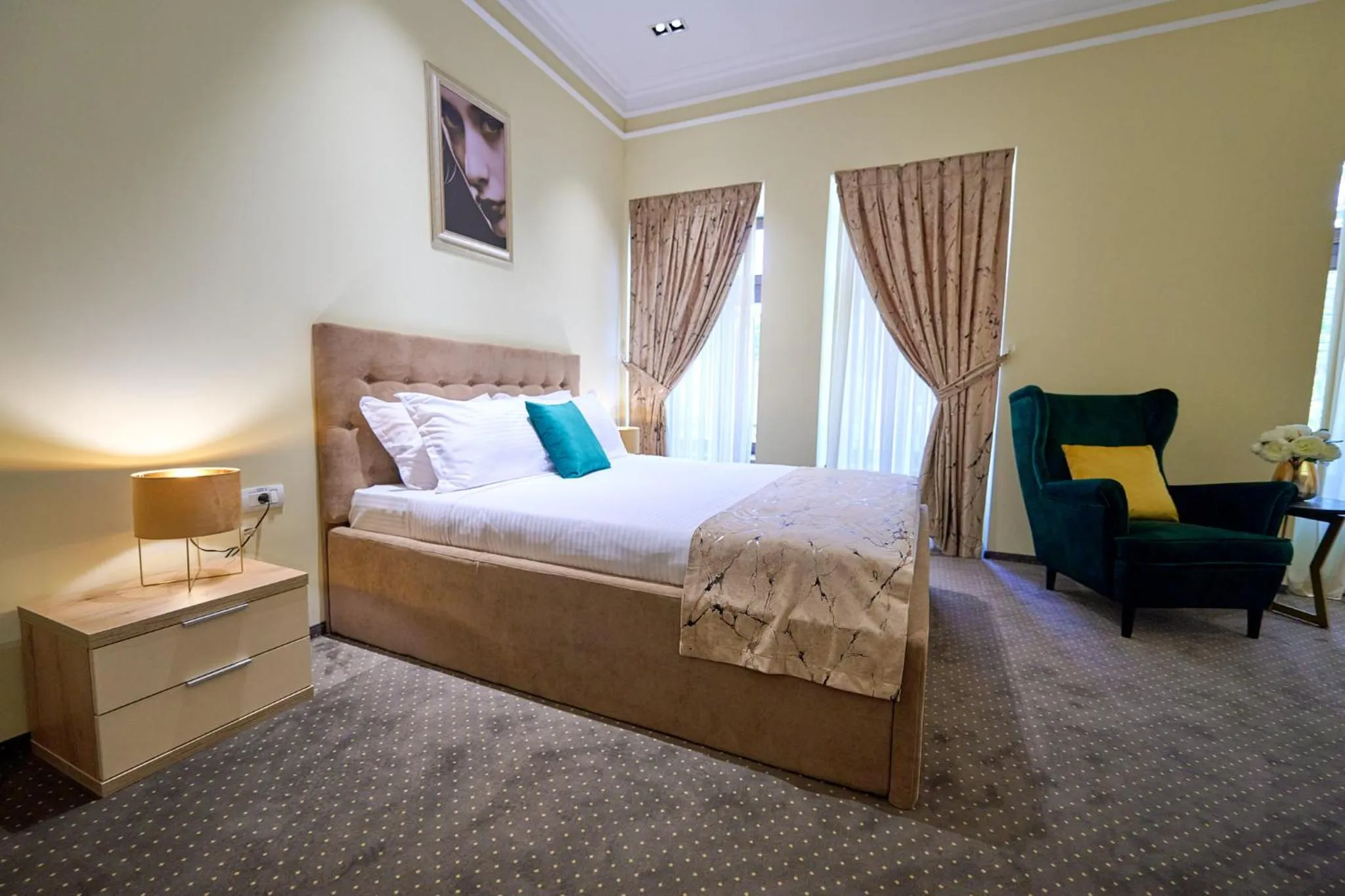 Bed in G Danube Boutique Hotel