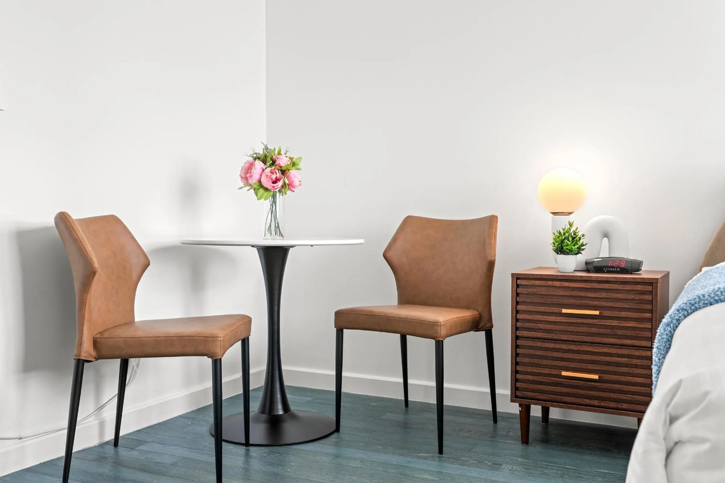 Seating area in Global Luxury Suites at The Apex Miami