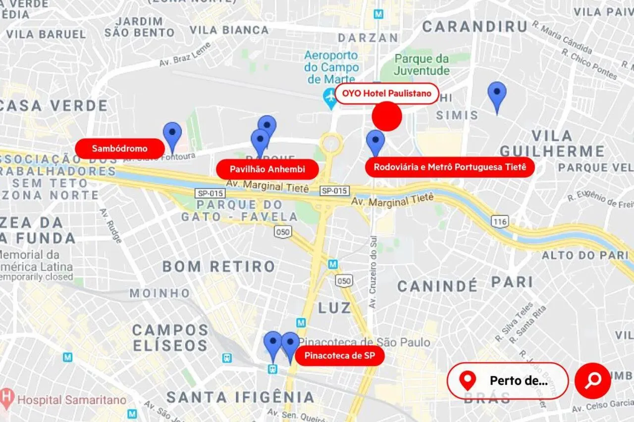 Nearby landmark in HOTEL PAULISTANO Terminal Tietê