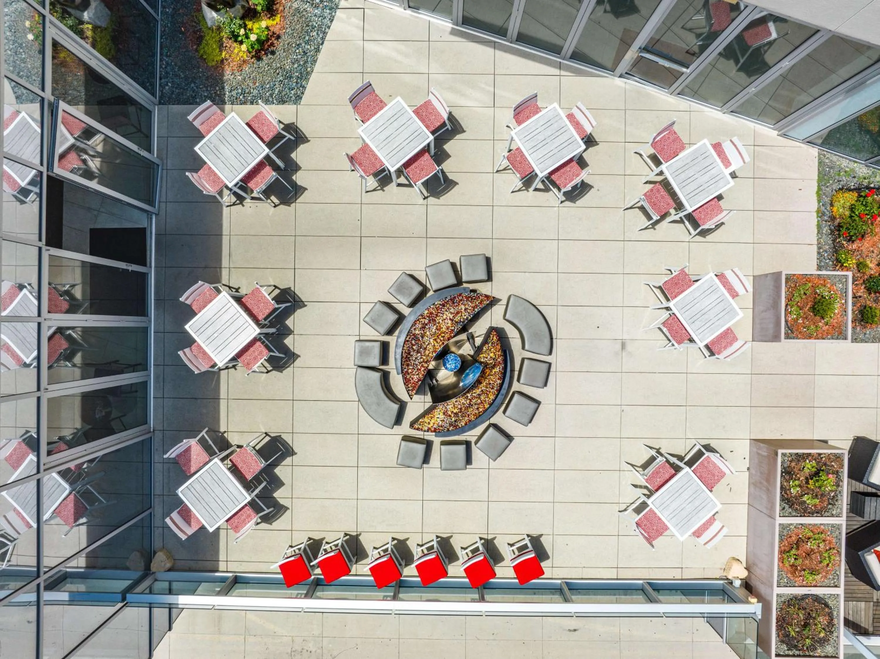 Patio in The Art Hotel Denver, Curio Collection by Hilton