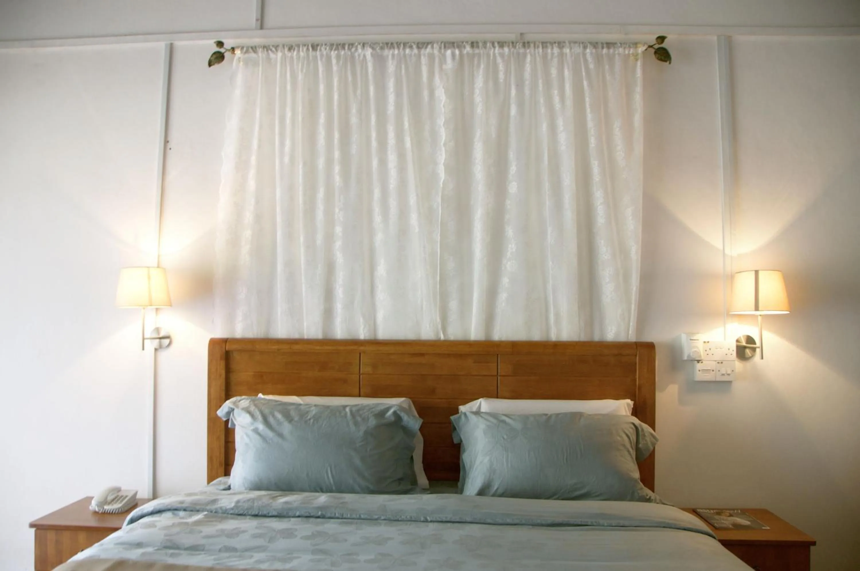 Decorative detail, Bed in Nabalu Kundasang