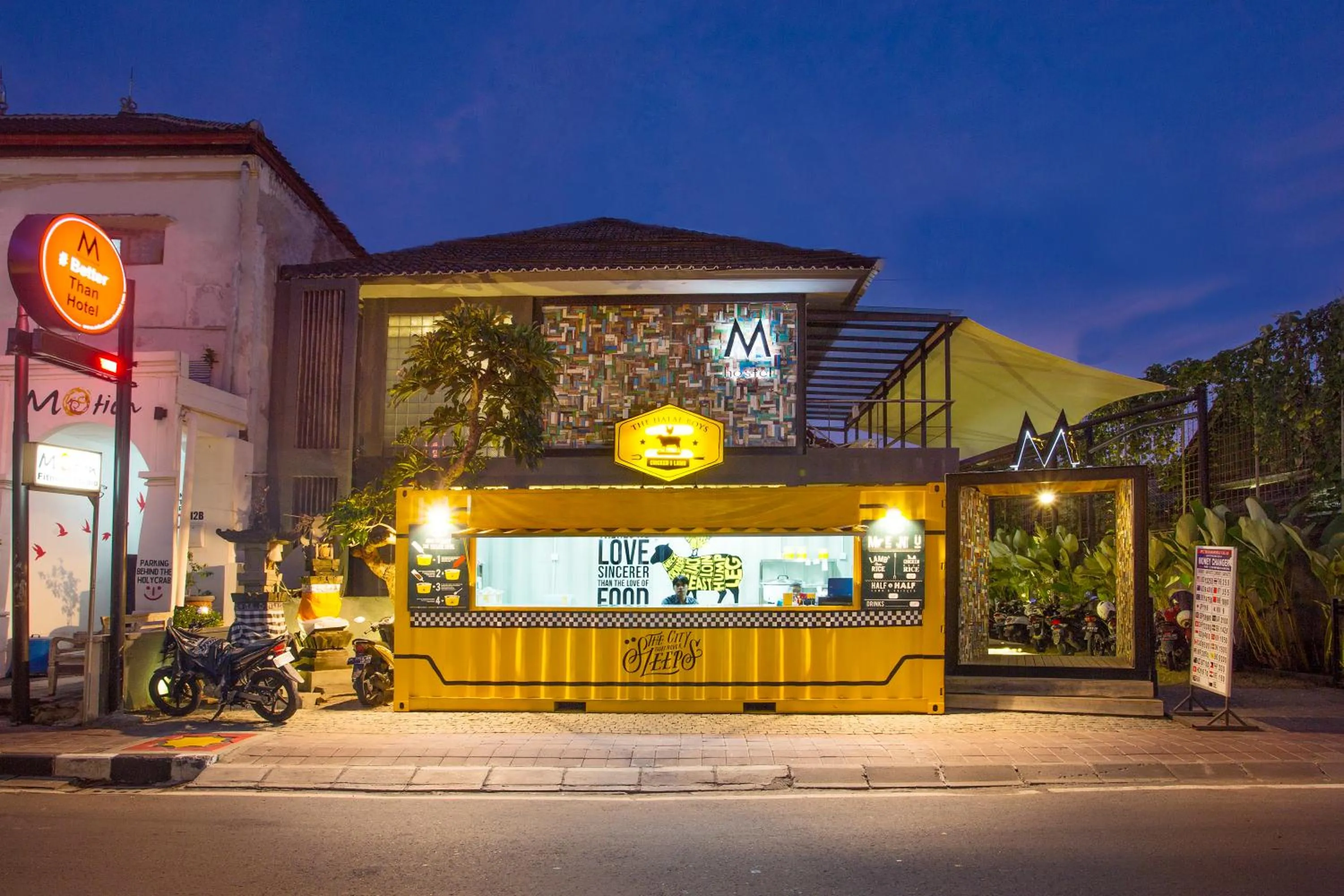 Property building in M Boutique Hostel