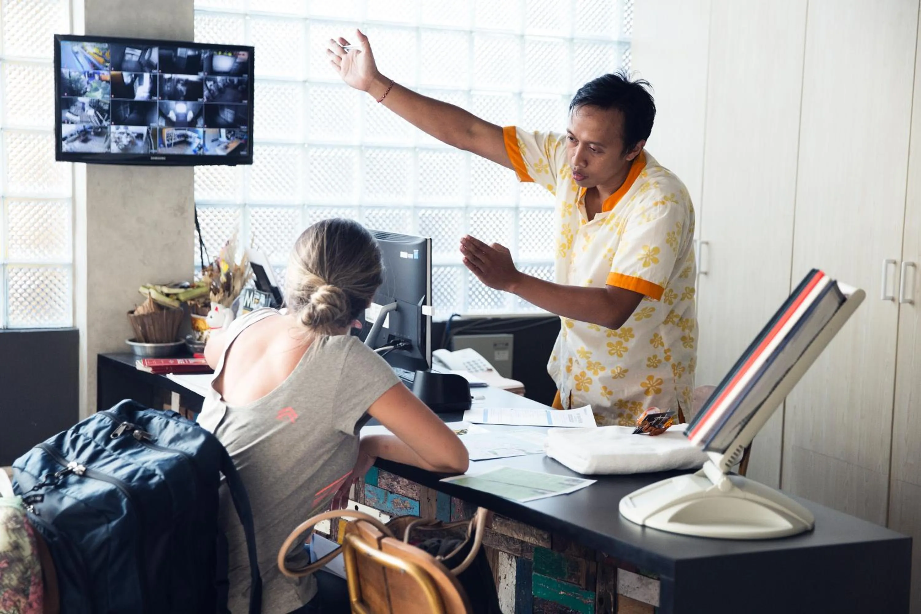 Staff in M Boutique Hostel