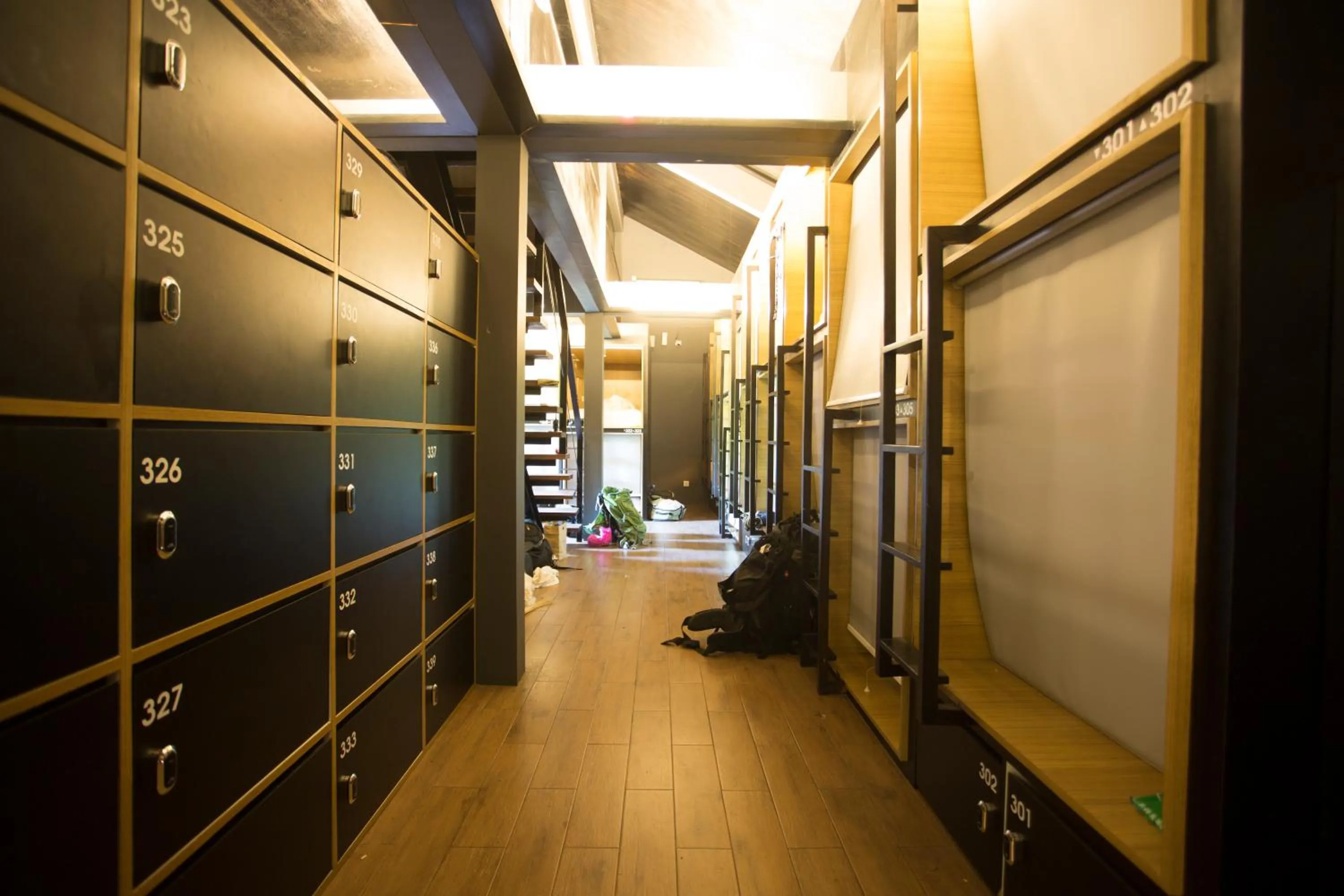 bunk bed in M Boutique Hostel