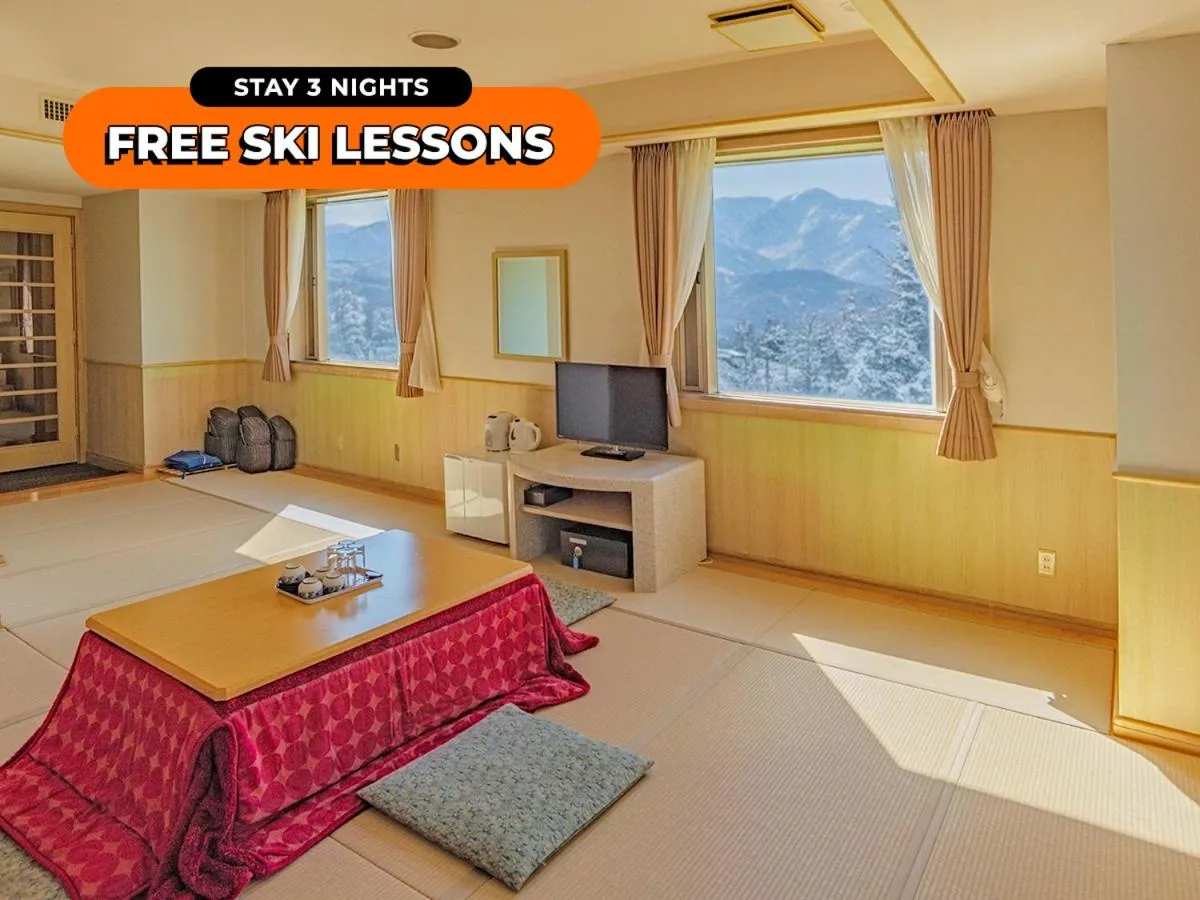 Bedroom, Bed in Palcall Tsumagoi Resort Ski & Hotel