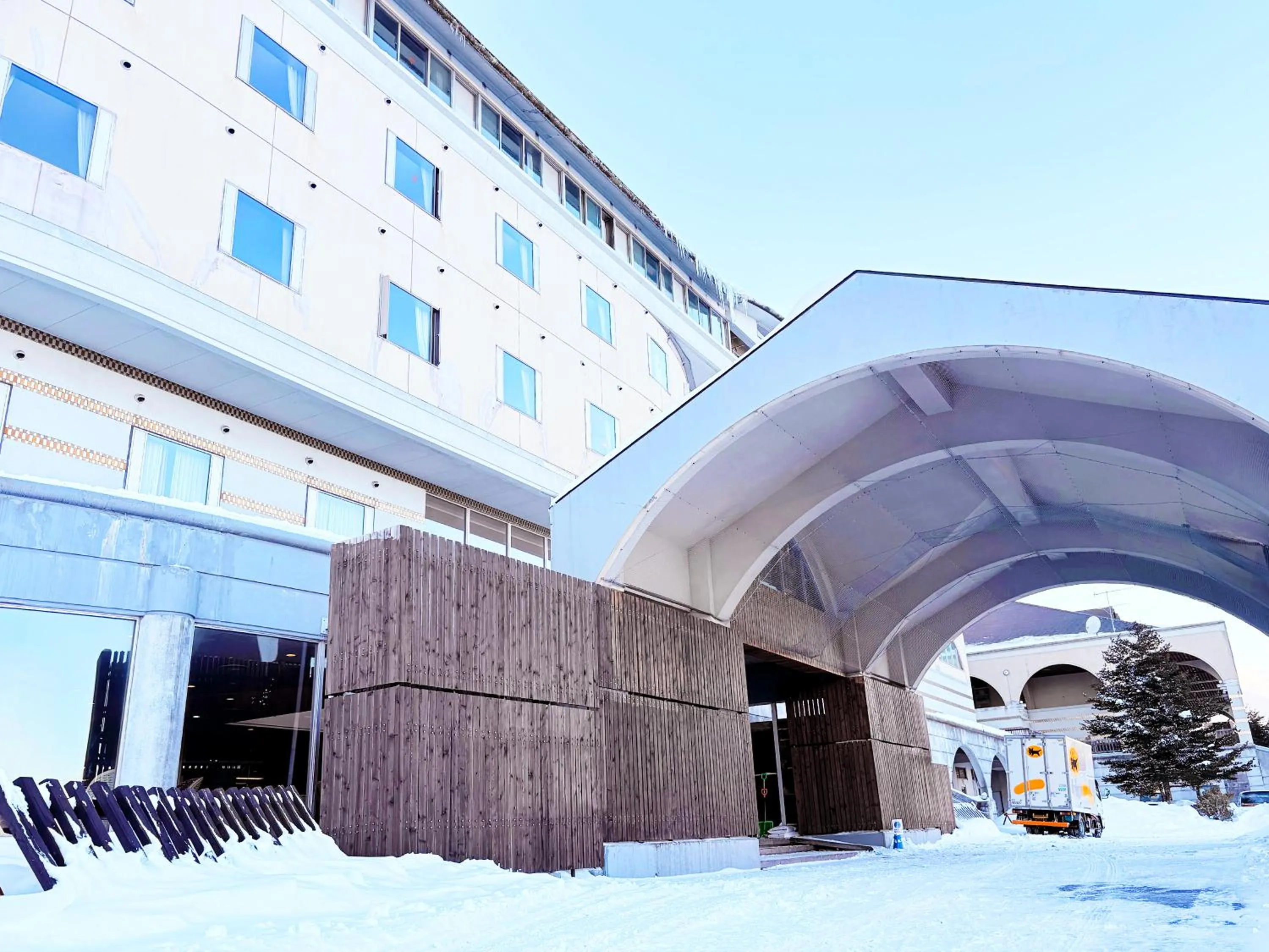 Property building in Palcall Tsumagoi Resort Ski & Hotel