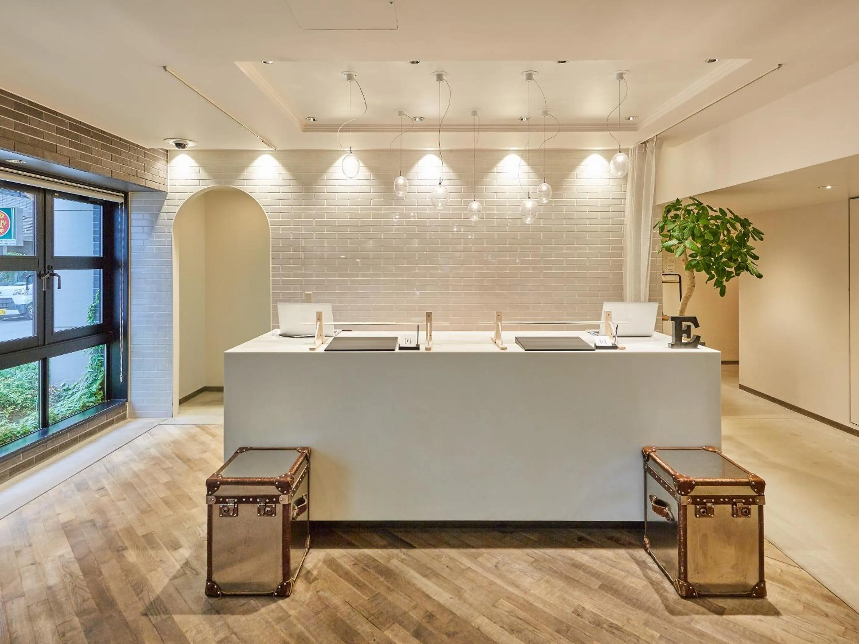 Lobby or reception in Hotel Edit Yokohama