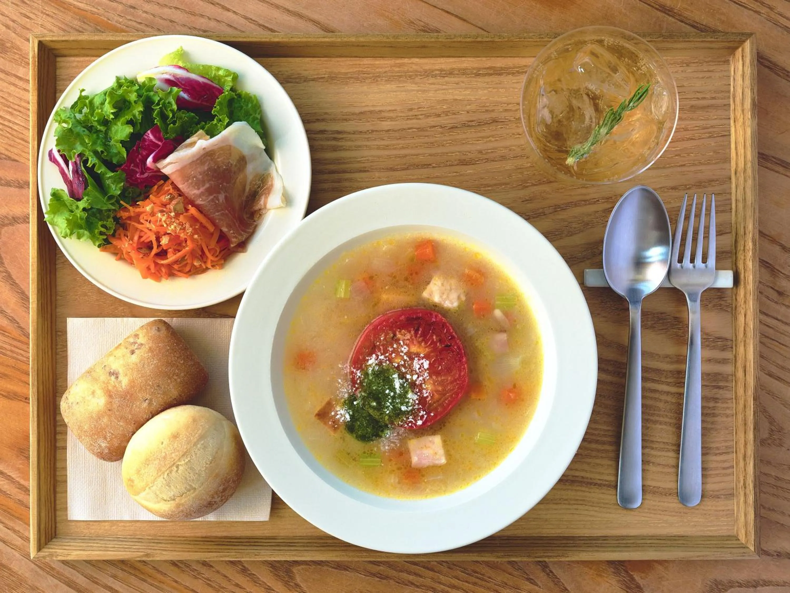 Restaurant/places to eat in Hotel Edit Yokohama