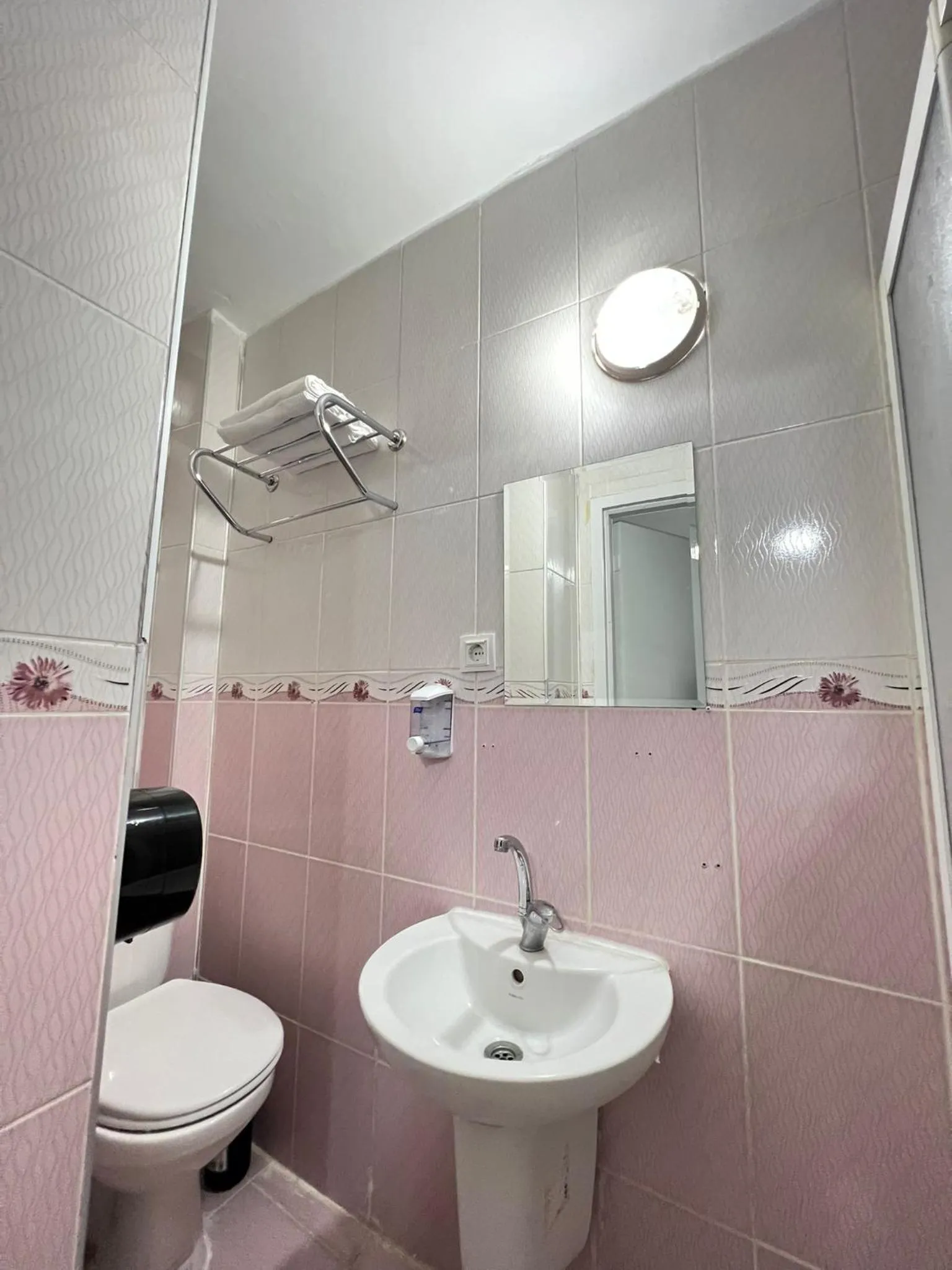 Shower in City Blue Hotel