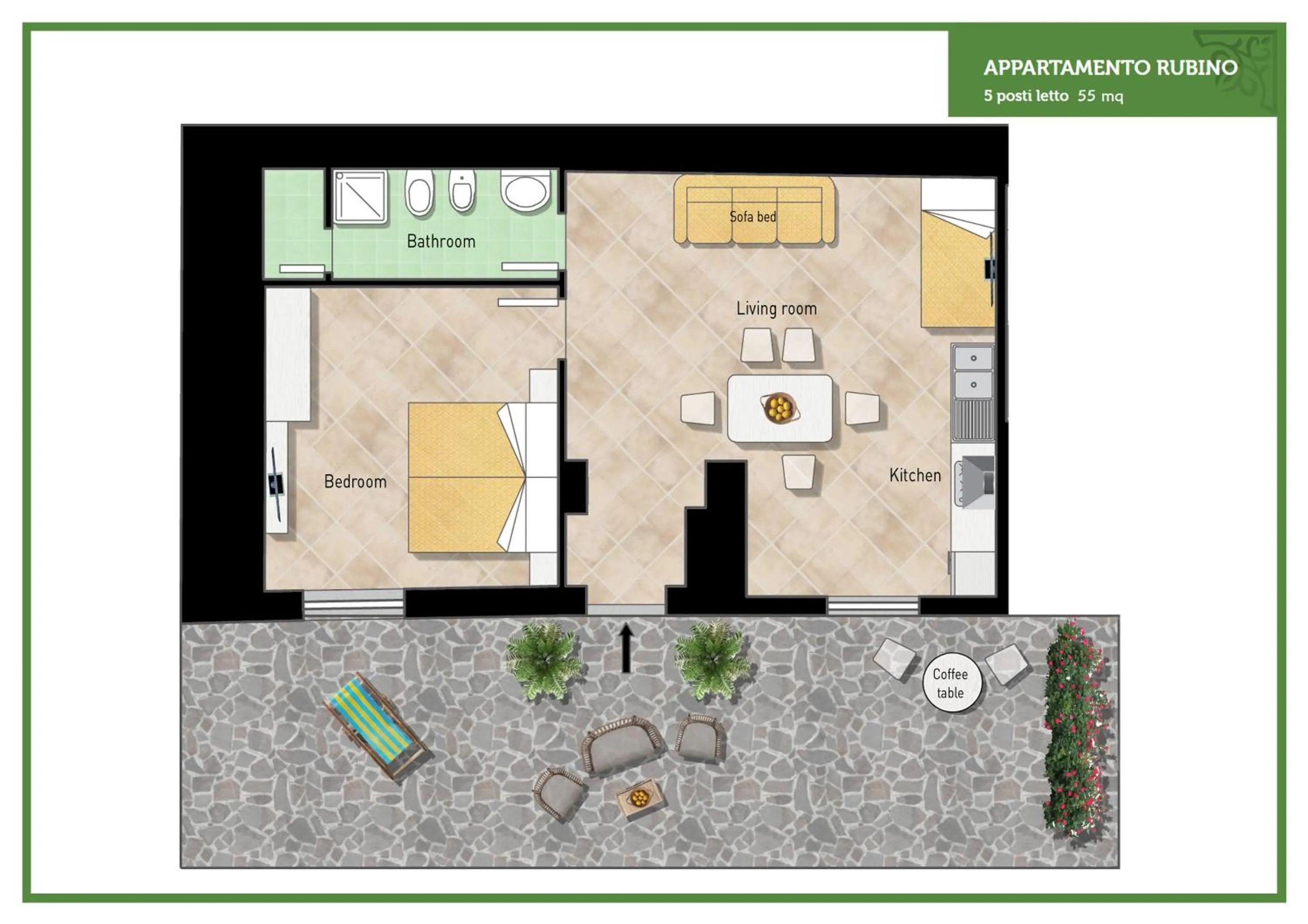 Floor plan in Lemon Flats Sorrento
