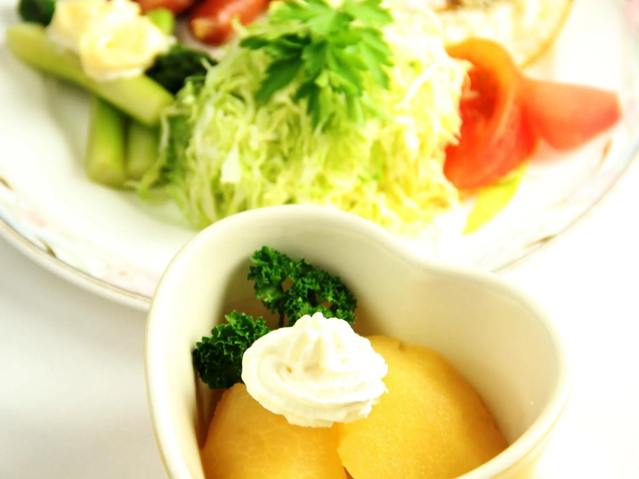 Food close-up in Marchen House Madarao