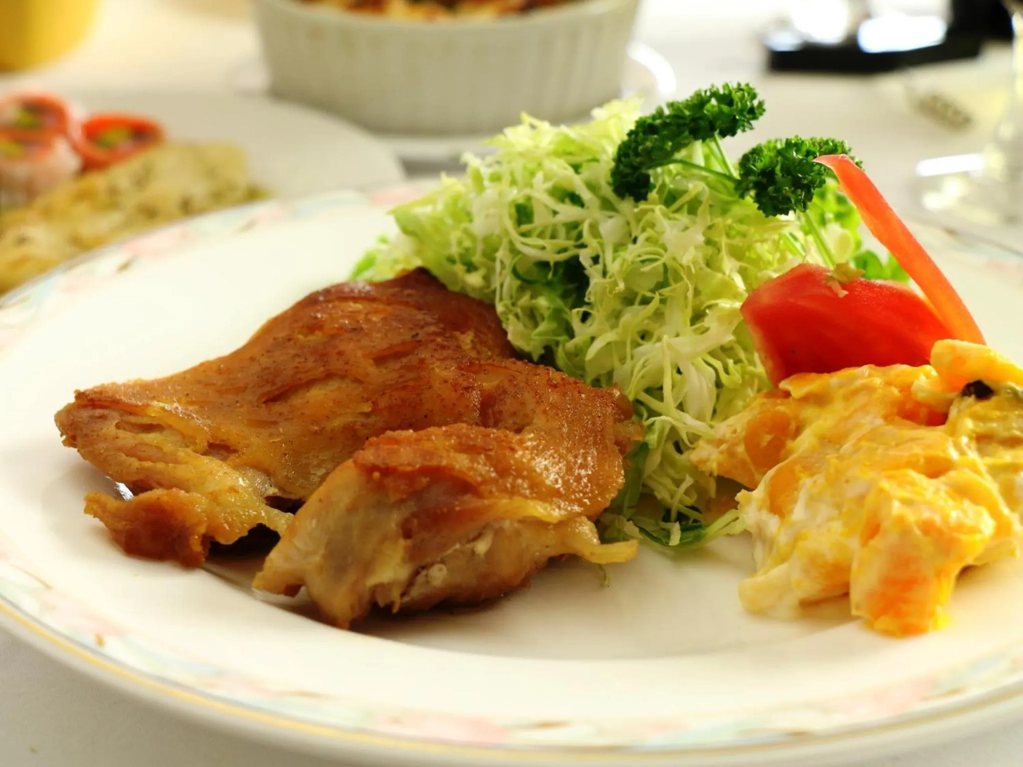 Food close-up in Marchen House Madarao