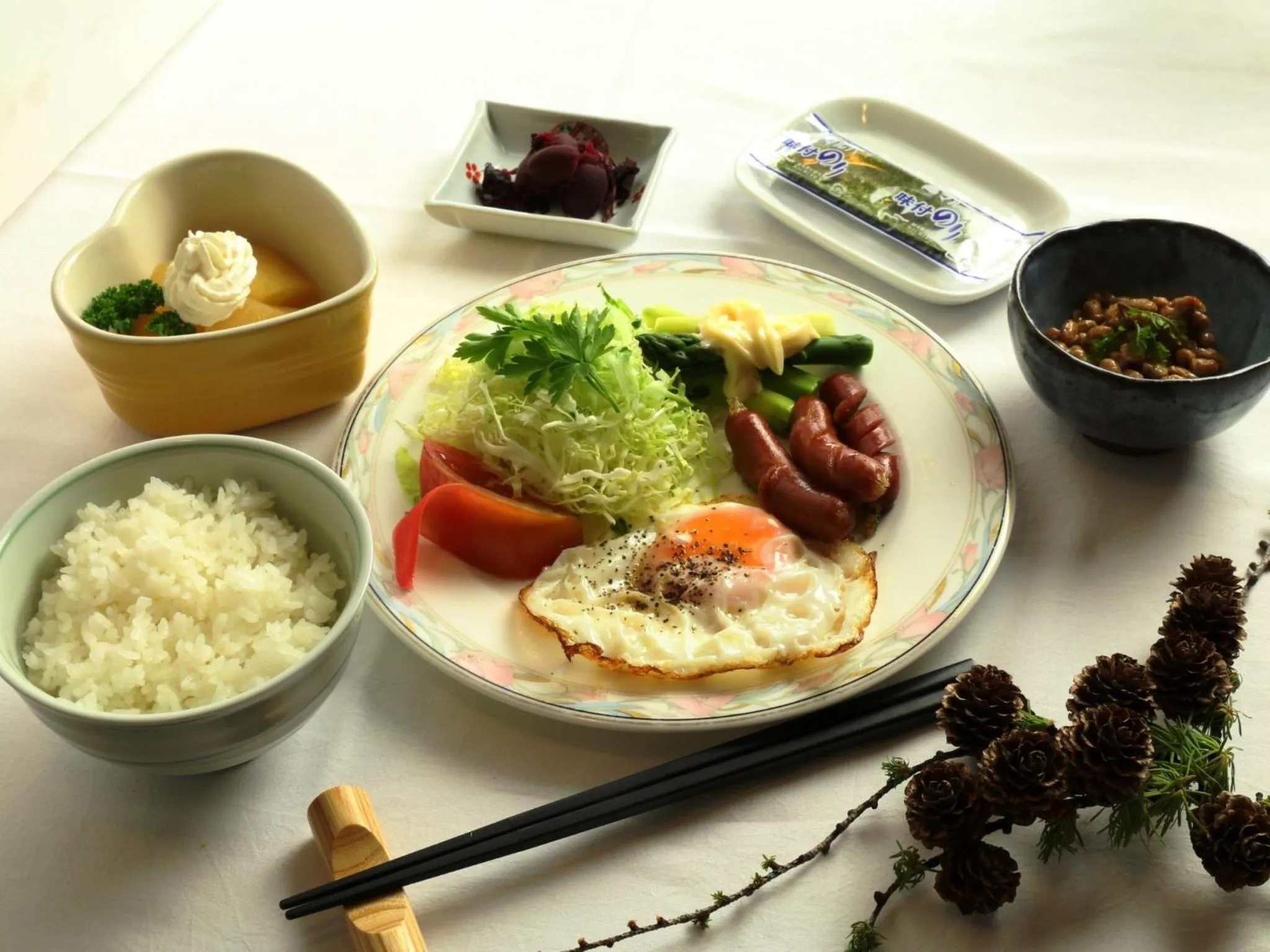 Food close-up in Marchen House Madarao