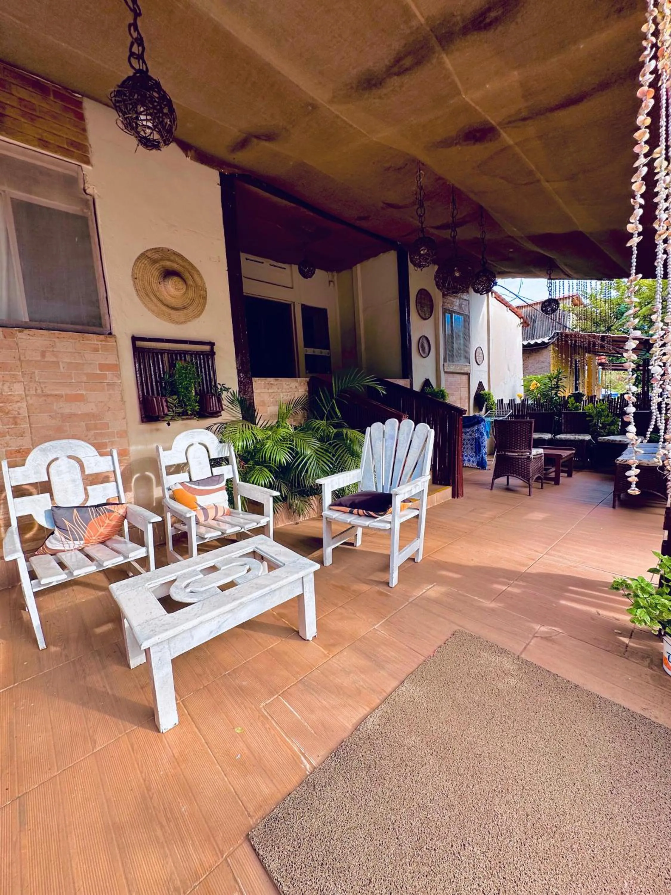 Seating area in Pousada do Golfinho Fernando de Noronha
