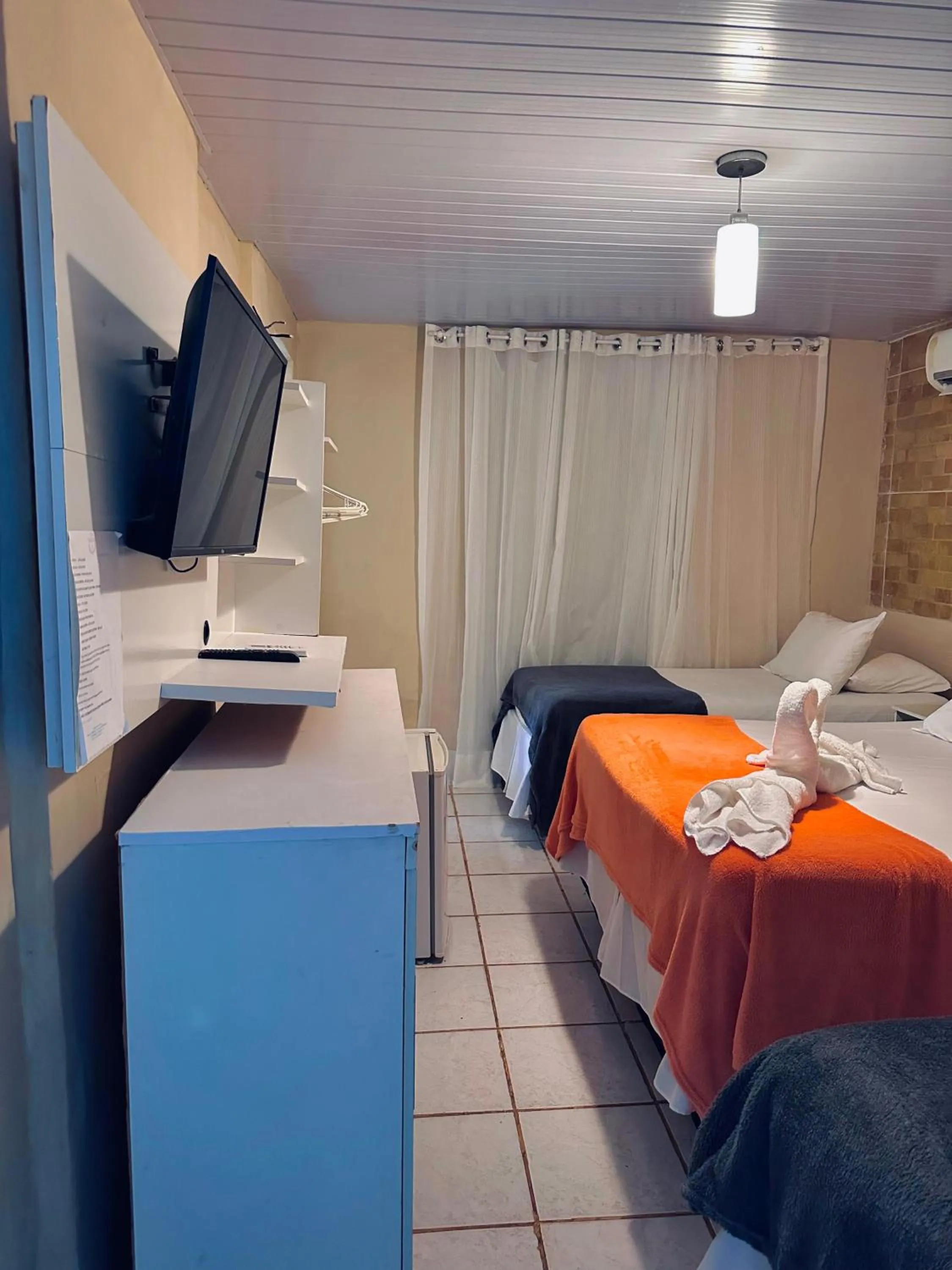 Bed in Pousada do Golfinho Fernando de Noronha