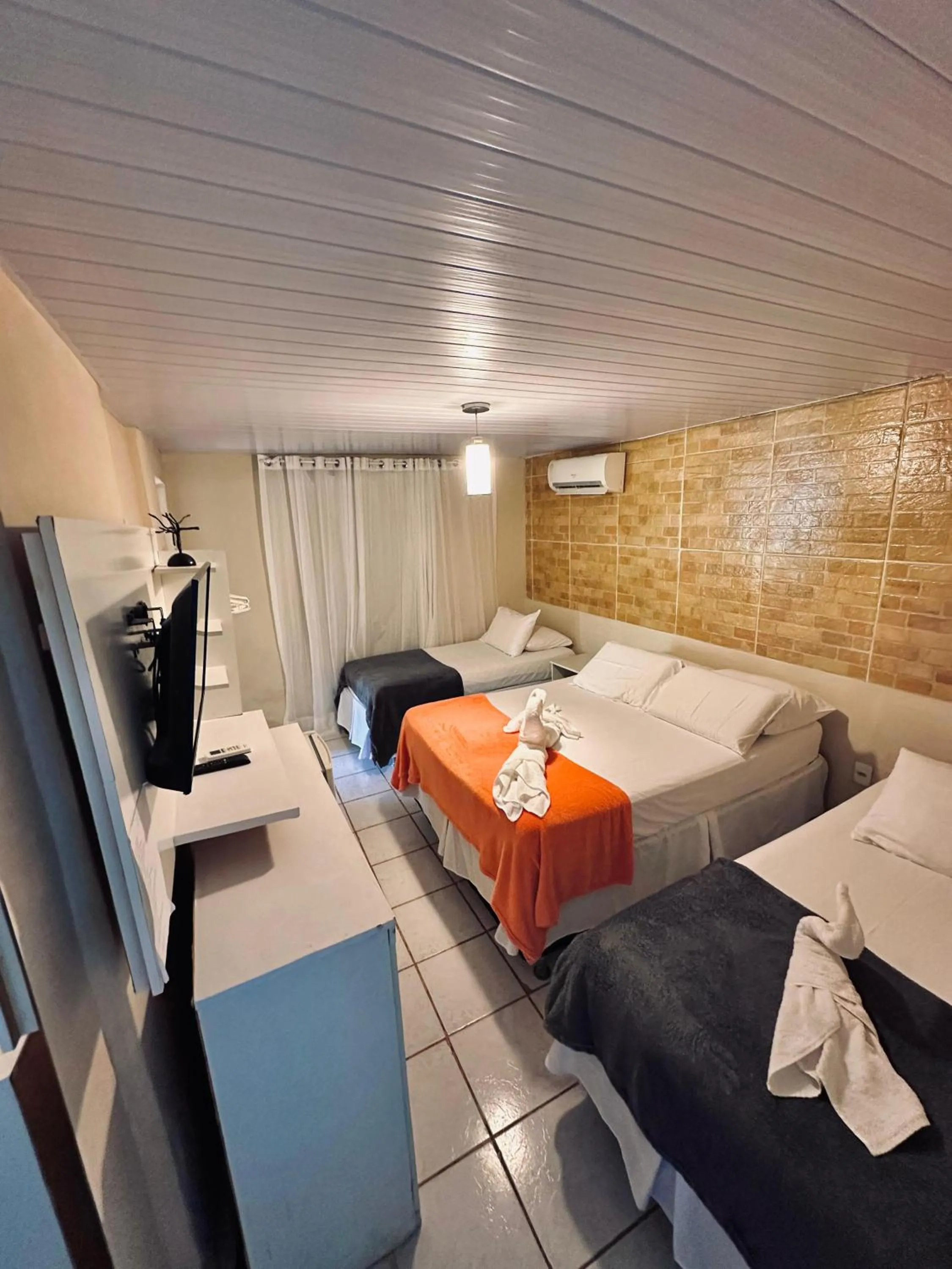 Bed in Pousada do Golfinho Fernando de Noronha