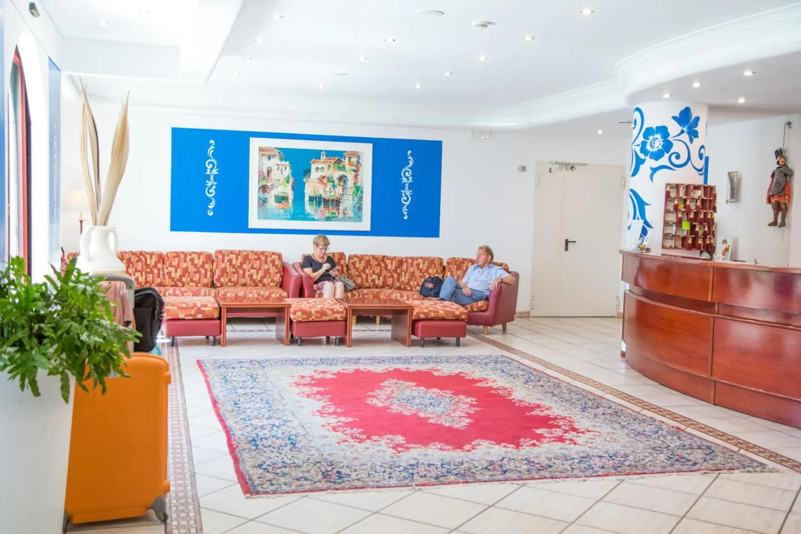 Lobby or reception in Assinos Palace Hotel