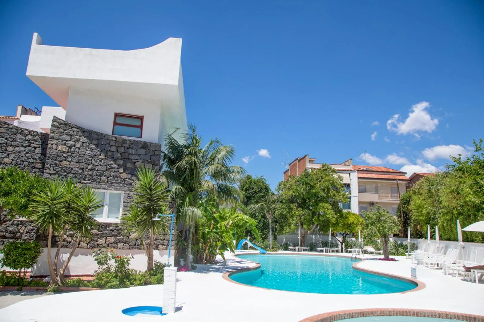 Swimming pool in Assinos Palace Hotel