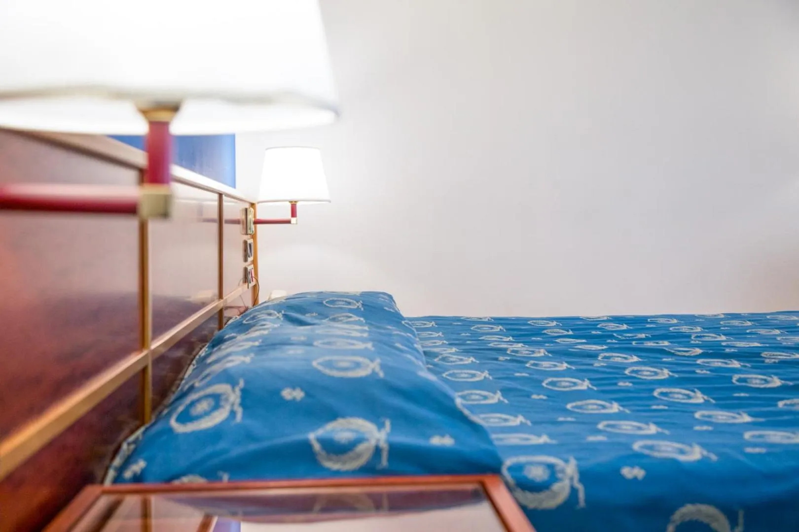 Bed in Assinos Palace Hotel