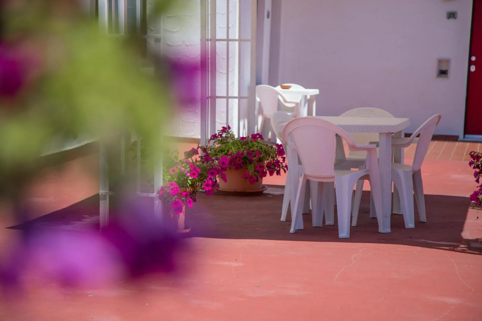 Balcony/Terrace in Assinos Palace Hotel