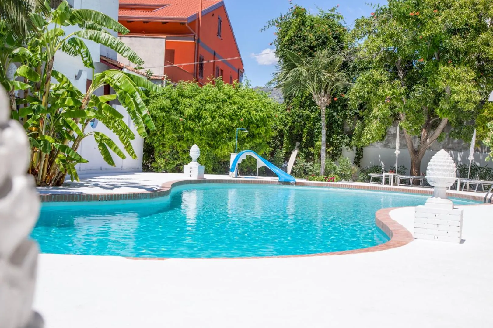 Swimming pool in Assinos Palace Hotel