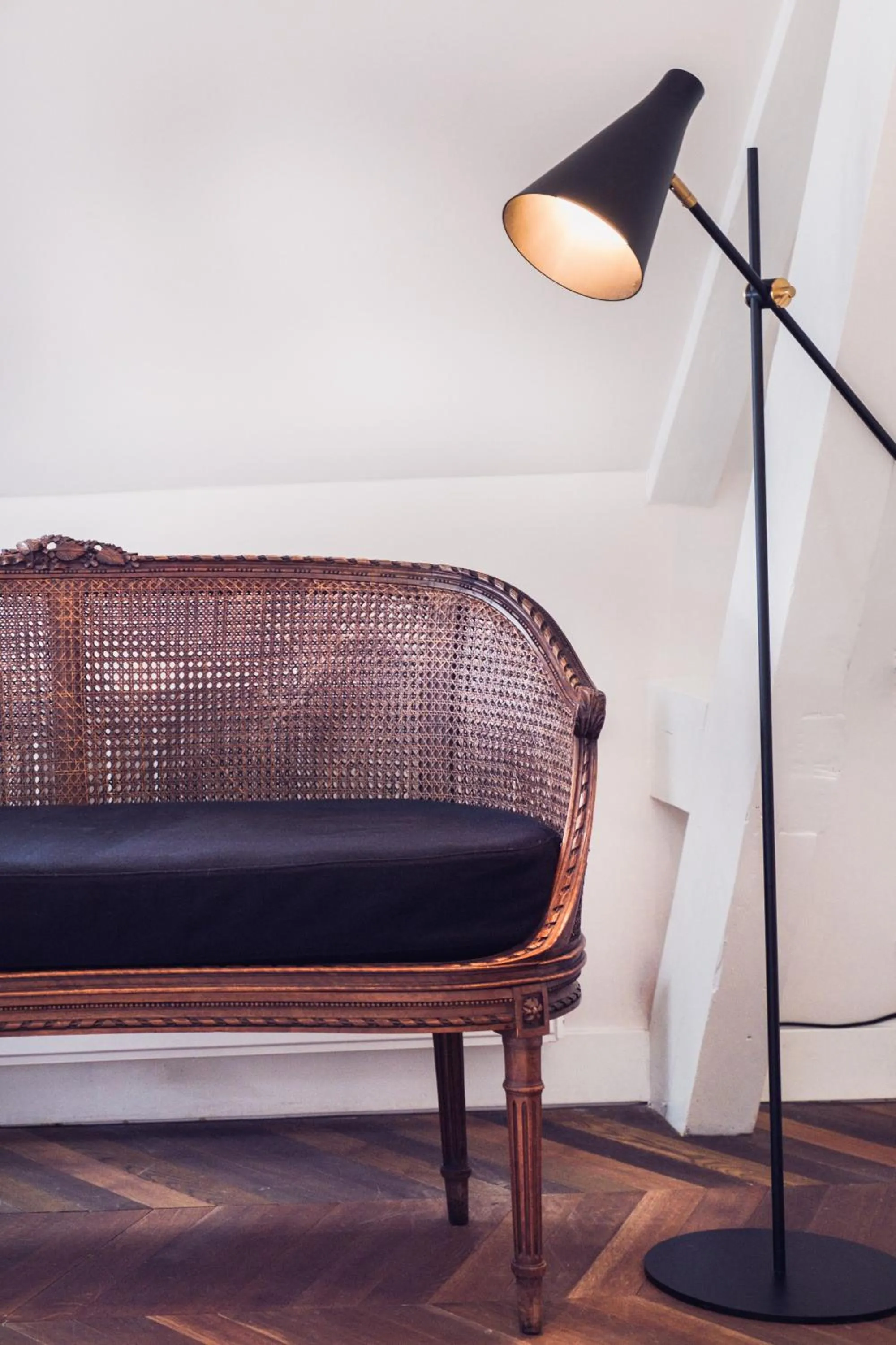 Seating area in Morgan & Mees Amsterdam