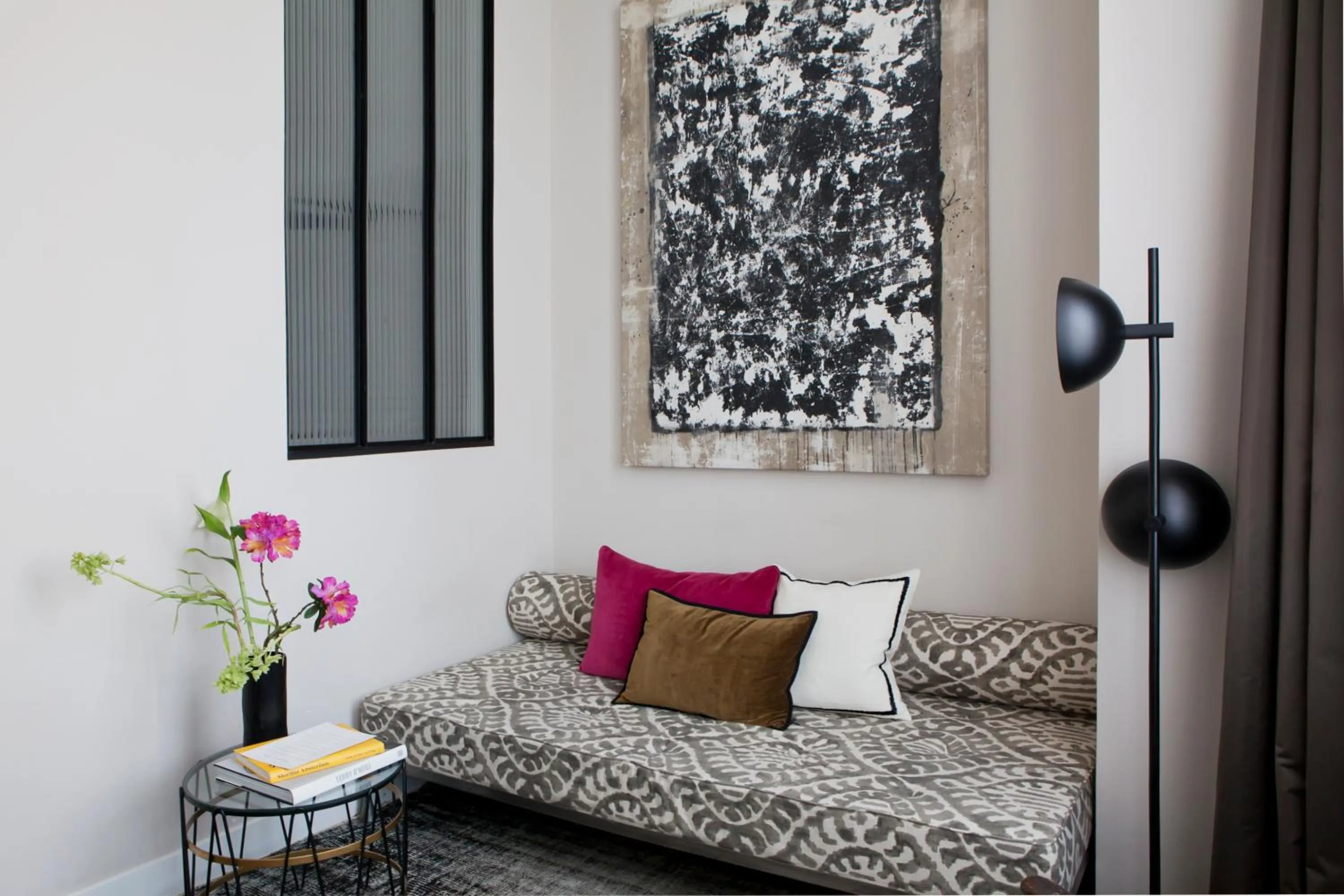 Seating area in Morgan & Mees Amsterdam