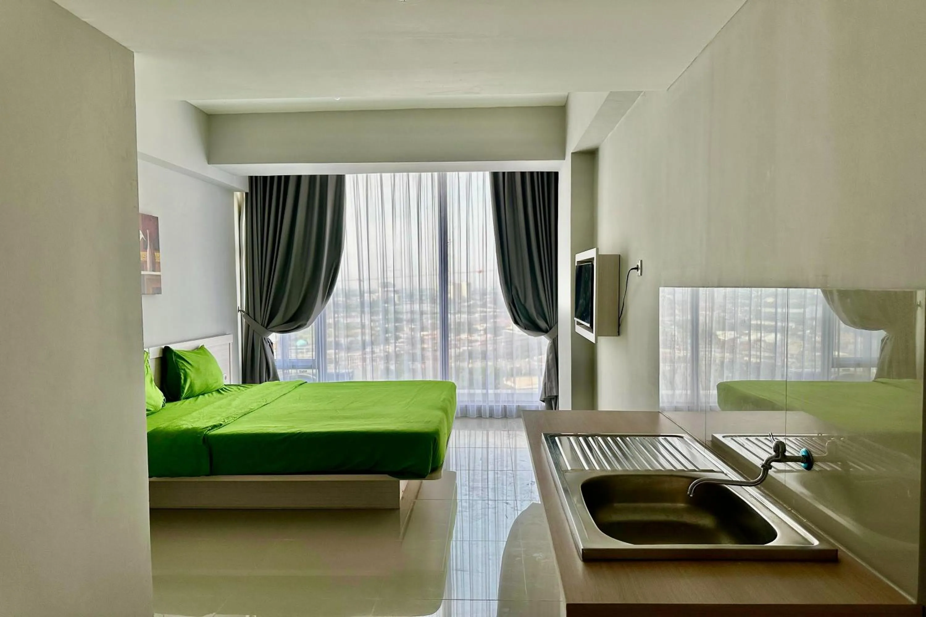 Bedroom, Bed in Majestic Point Serpong by Nature