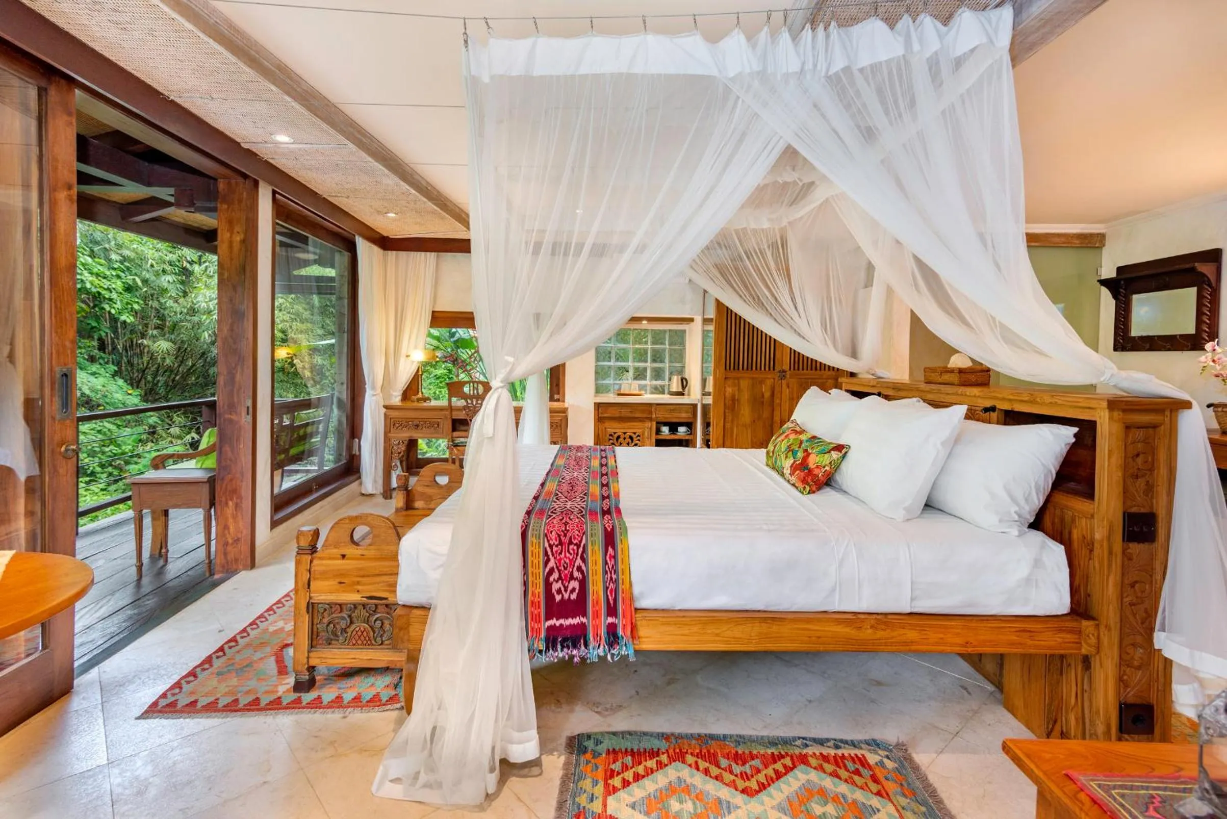 Bed in Lumina Wellness Retreat